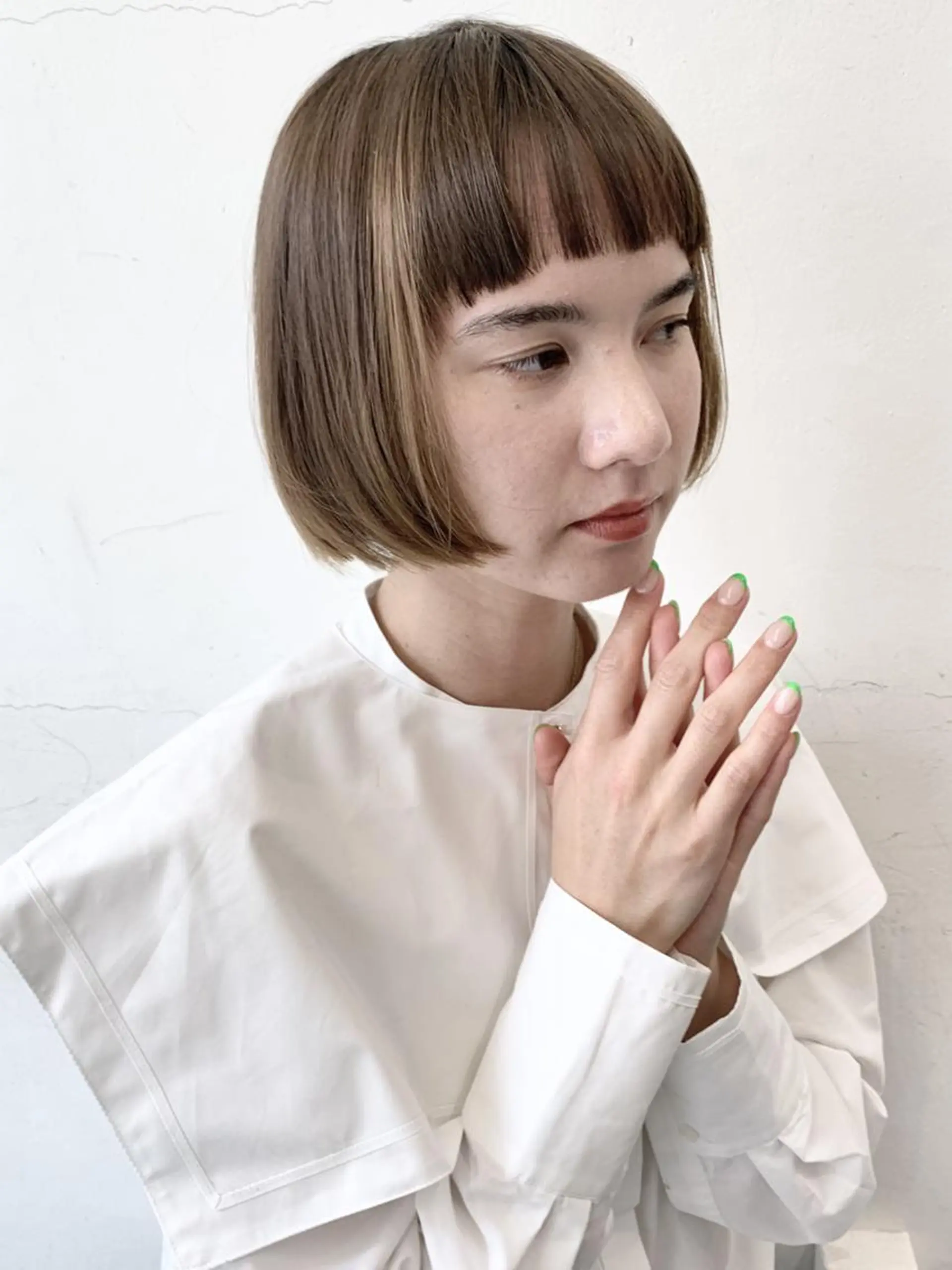 ショート カット 縮毛矯正 トリートメント ダブルカラー/ -KOKO-本八幡のヘアスタイル