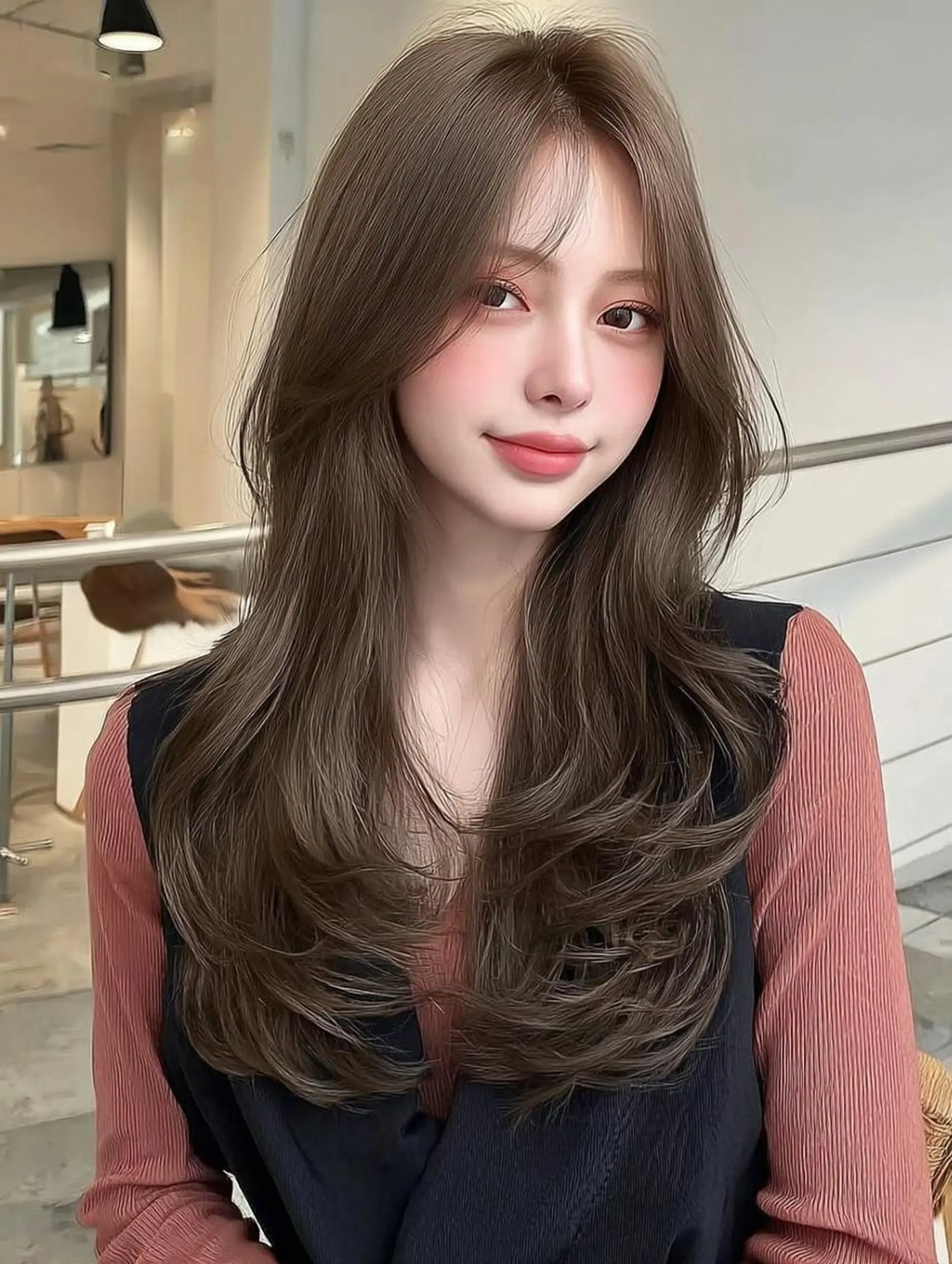 ヘアカラー トリートメント 長谷川 柚乃のヘアスタイル