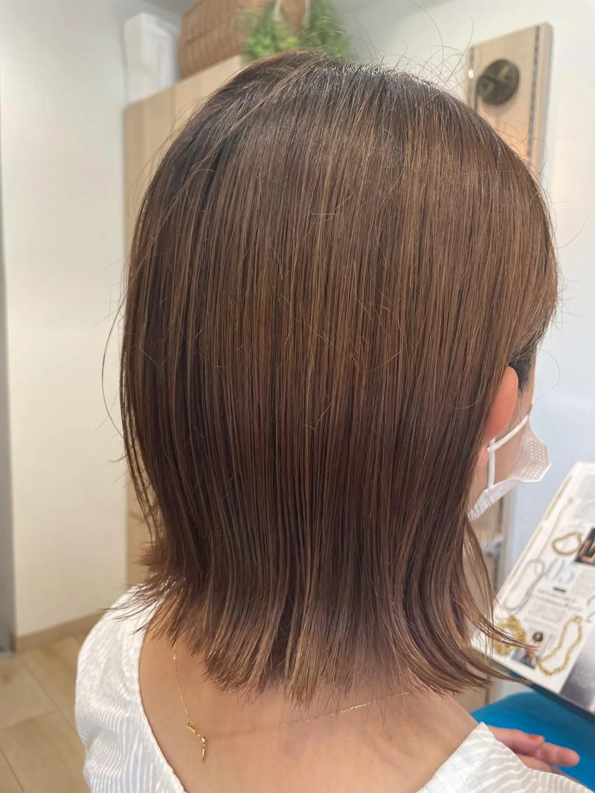 ミディアム カラー sheep tree(シープツリー)所属・髪質改善/リラク/ ノザキジュンイチのヘアスタイル