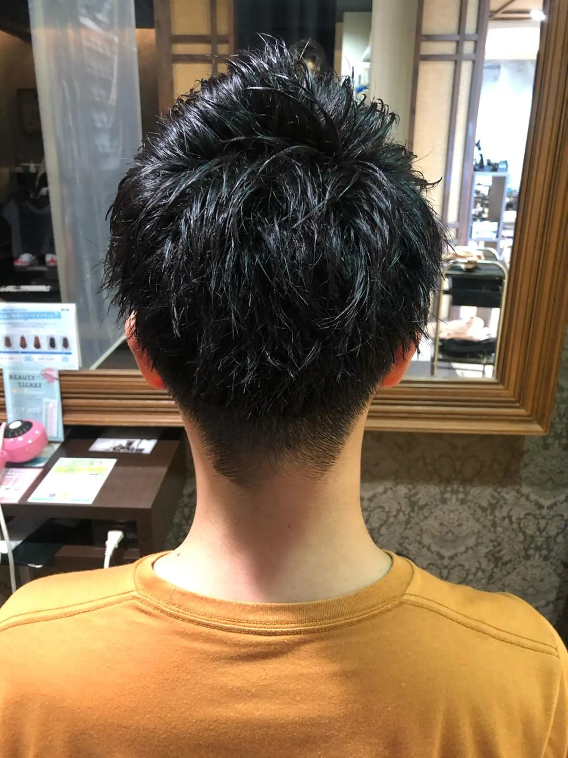 ショート メンズ パーマ/ハイトーン スパイキー/神田正紀のヘアスタイル