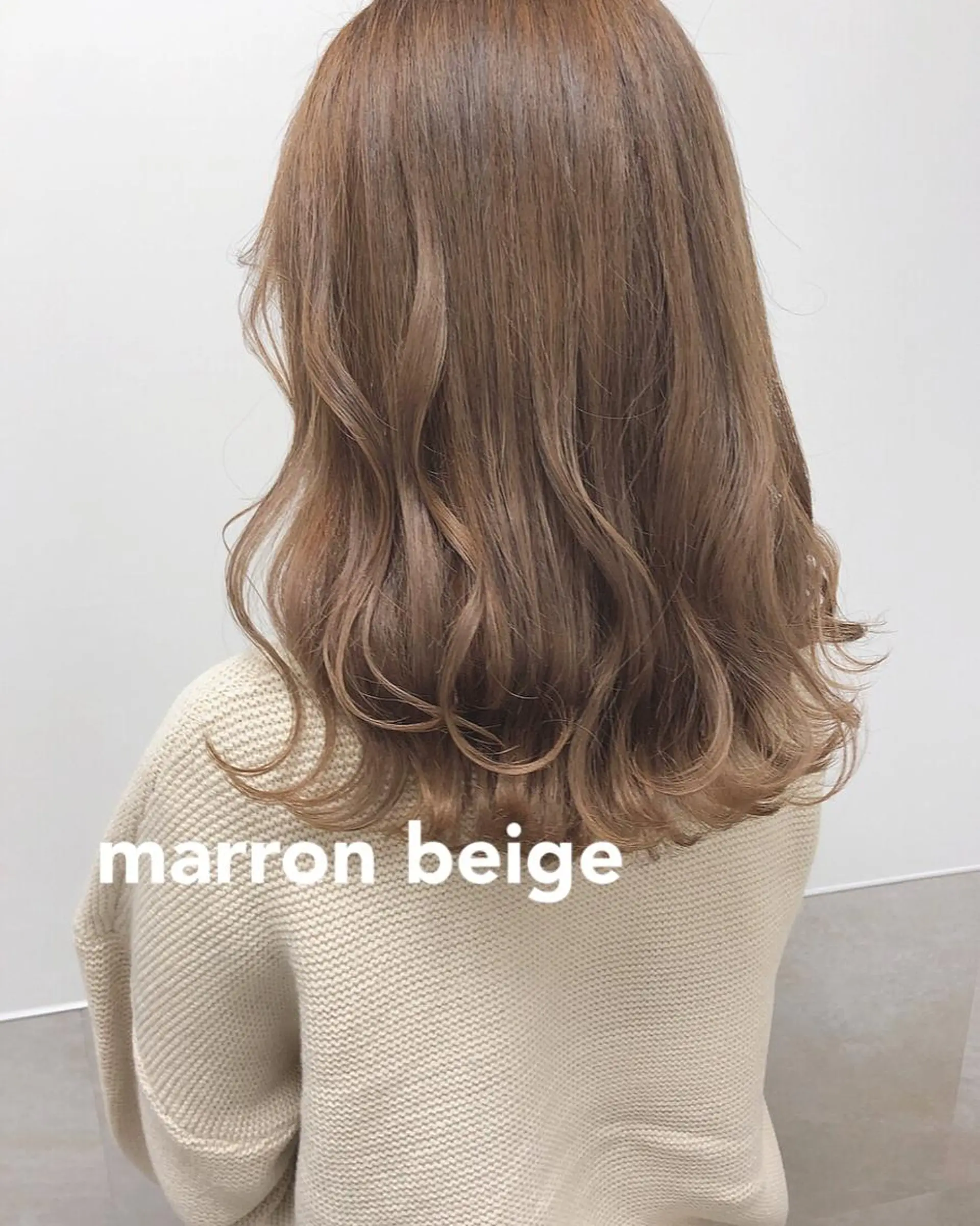 セミロング カラー ヘアカラー トリートメント autre所属・大久保 ひでなりのヘアスタイル