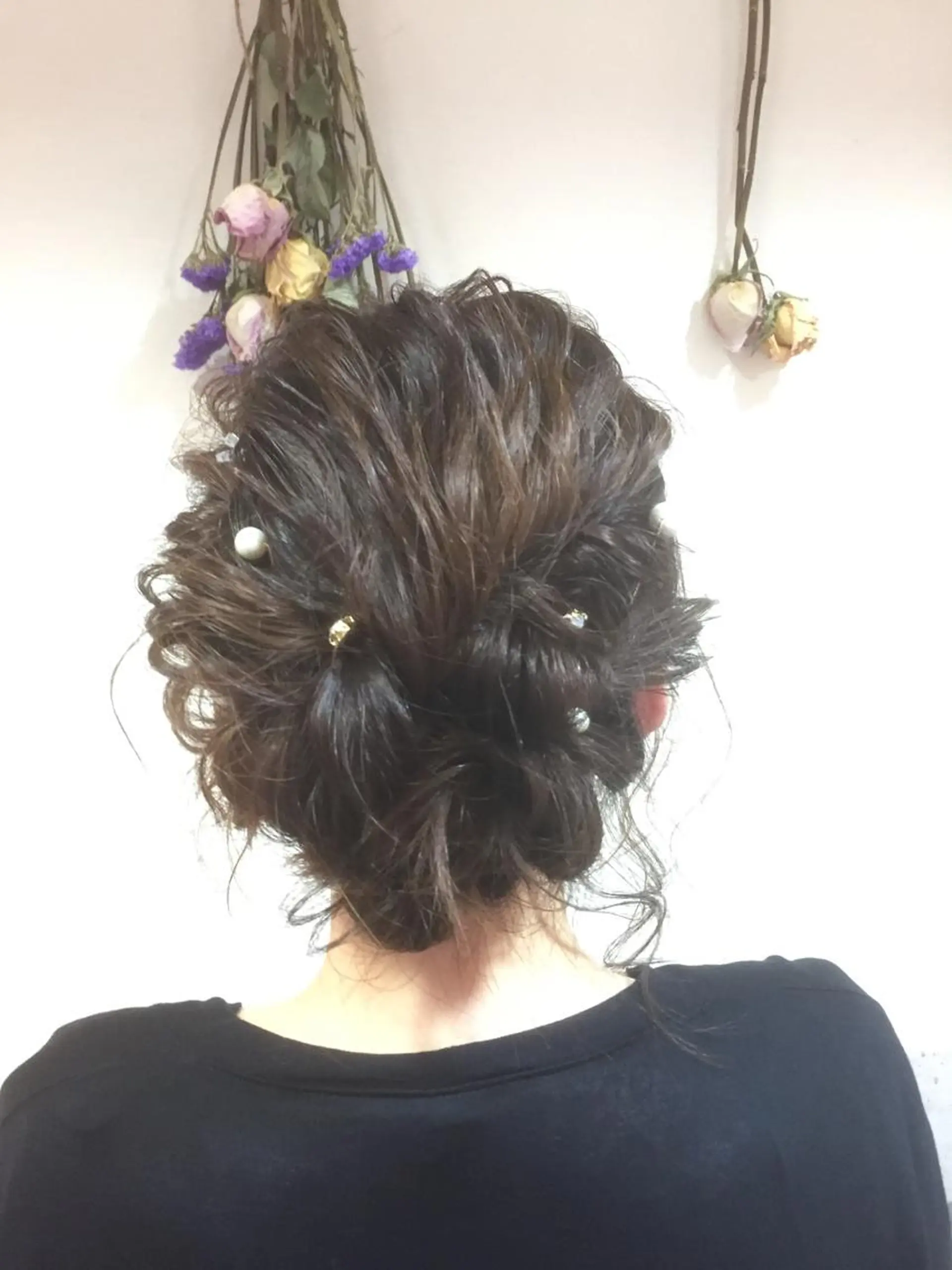 ロング カラー パーマ ヘアアレンジ 可愛いを作る神 ナオヒロのヘアスタイル