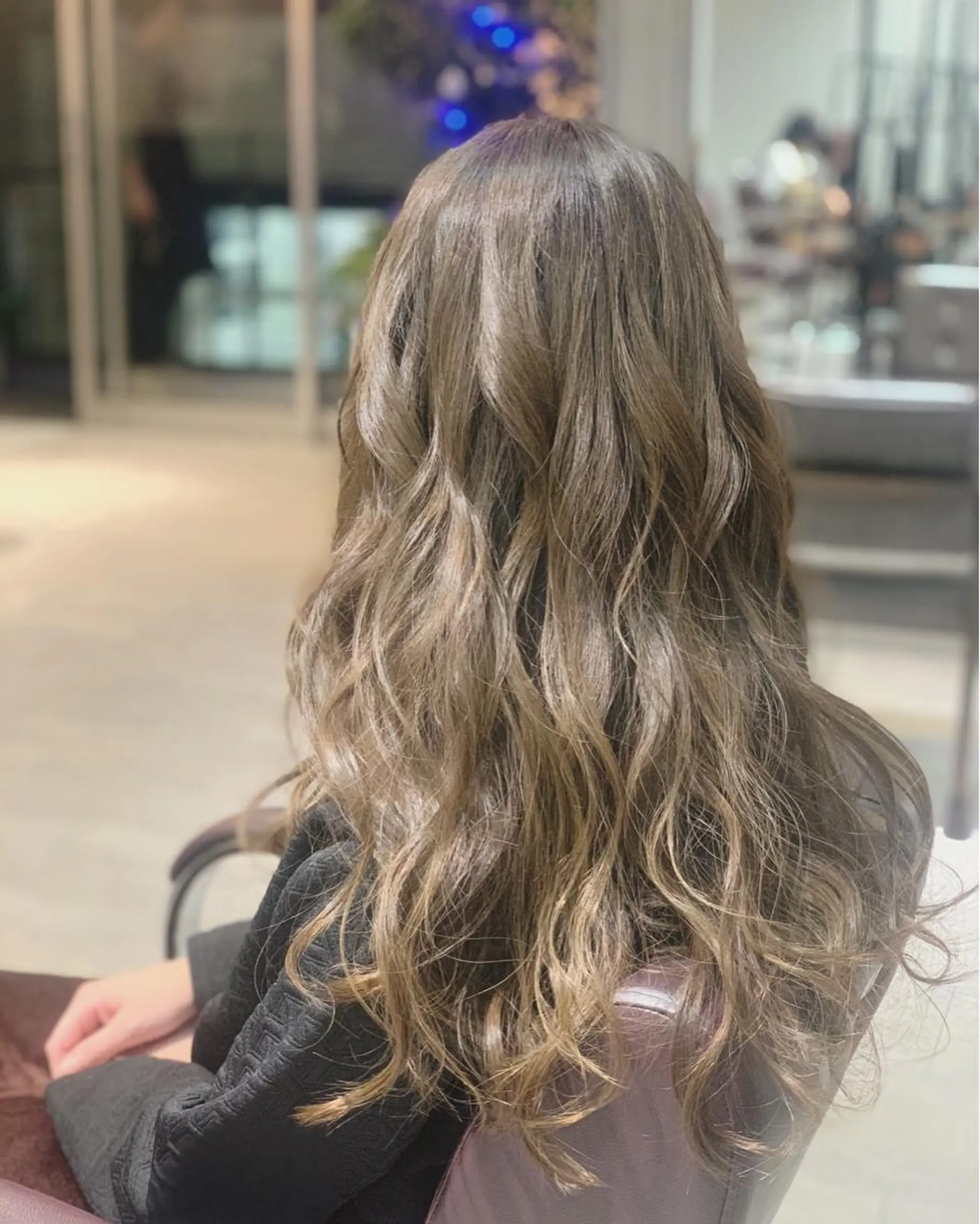 ロング カラー ヘアアレンジ ブリーチ ブリーチなしカラー BRAIDS💎愛子 大人ハイライト💎のヘアスタイル