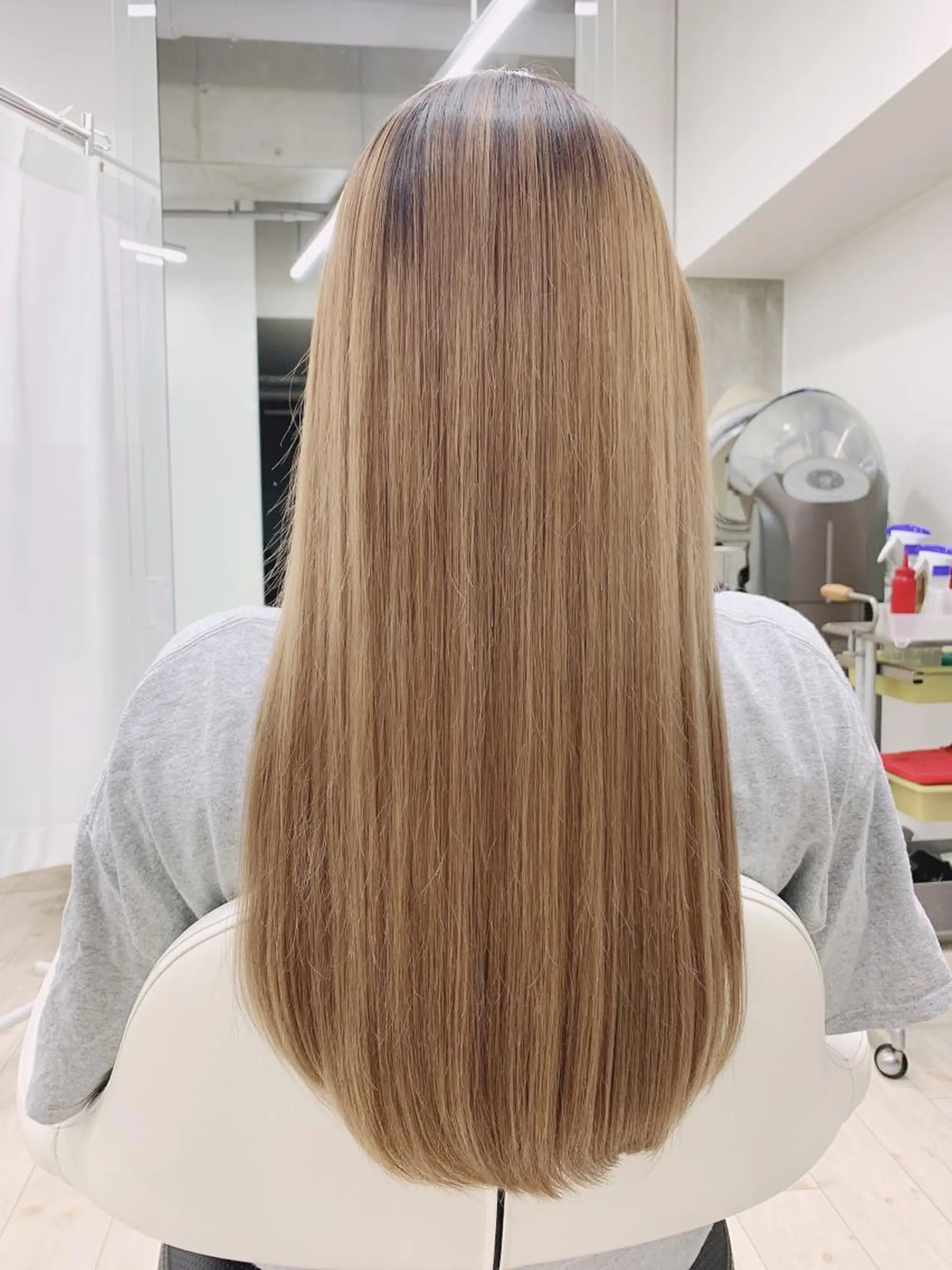 ロング カラー パーマ ヘアアレンジ メンズ ストレートパーマ 🤍❄️水田 美雪❄️🤍のマツエク・マツパデザイン