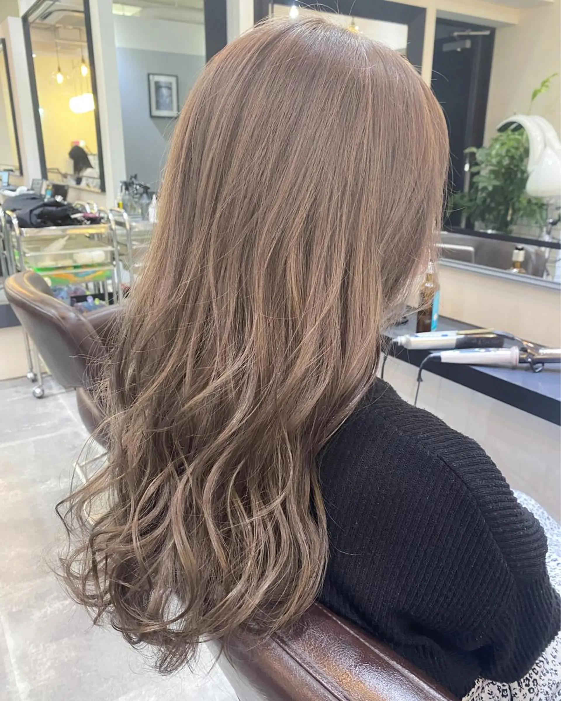 セミロング ヘアカラー 艶ピンク*ヘアセット 🌙shioriのヘアスタイル