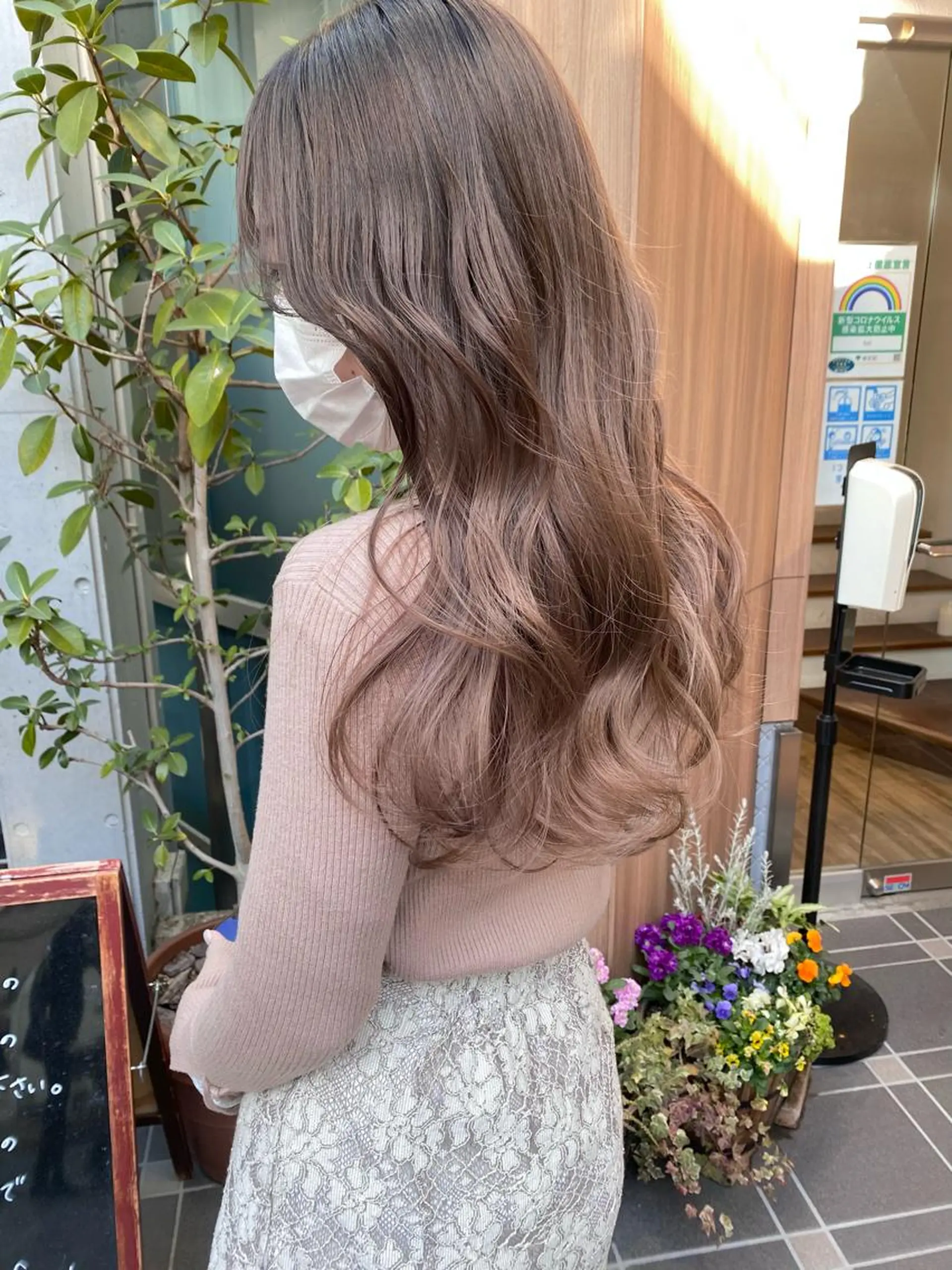 ロング レイヤーカット /透明感/千葉怜寿のヘアスタイル