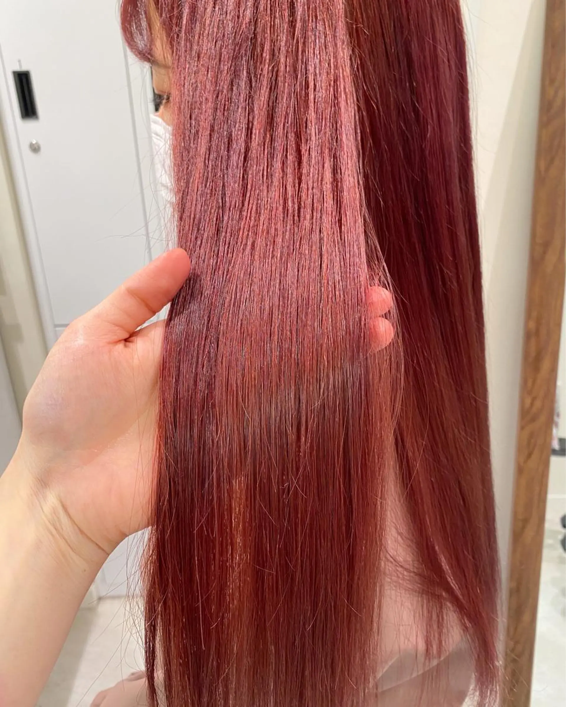 カラー レッドカラー 暖色カラー /ヘアアレンジ/花鈴のヘアスタイル