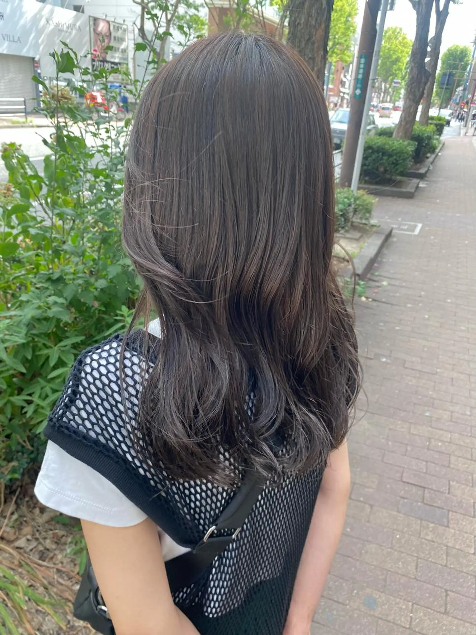 セミロング カラー GiseL博多筑紫口 杏実のヘアスタイル