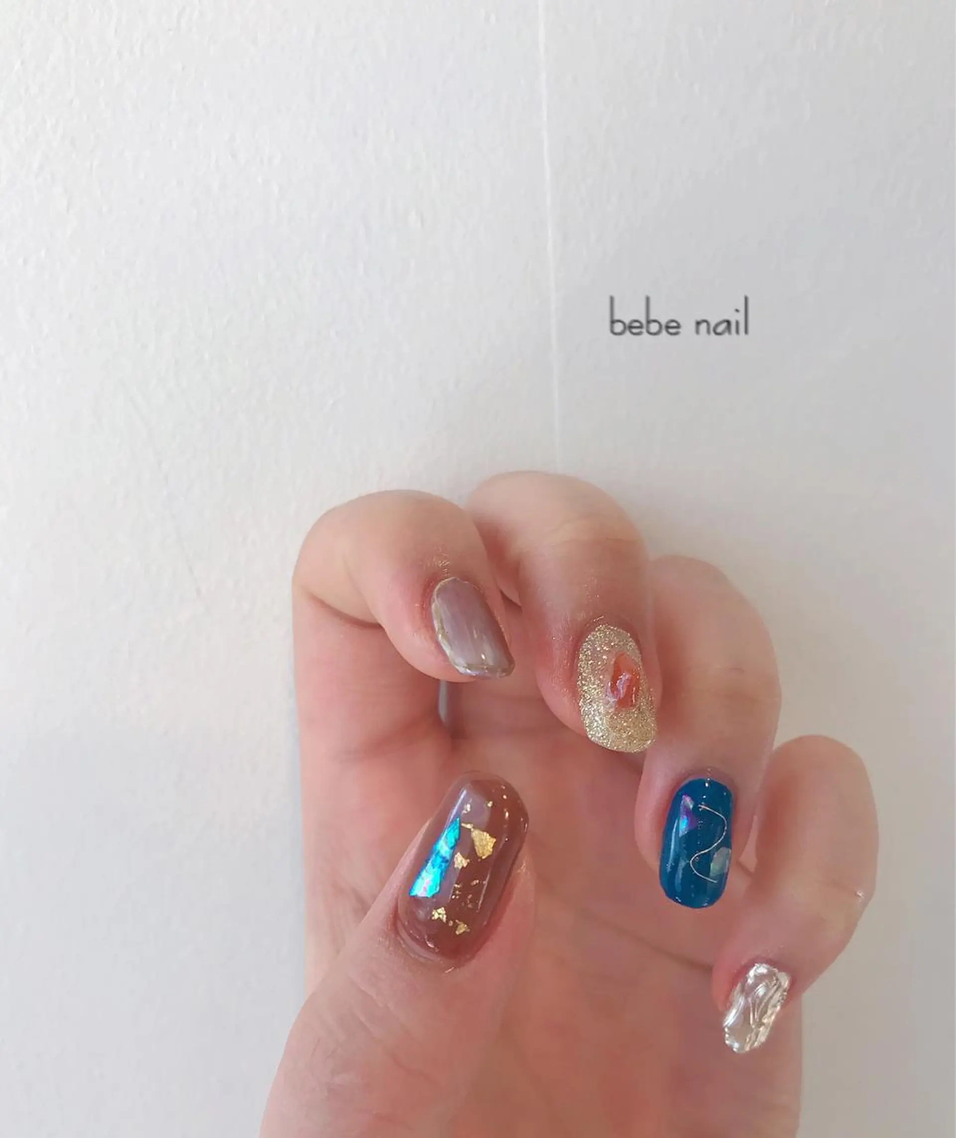 ネイル 卒業式 ニュアンスネイル ハンドネイル Ann. nail.tokyo所属・Ann nailのネイルデザイン