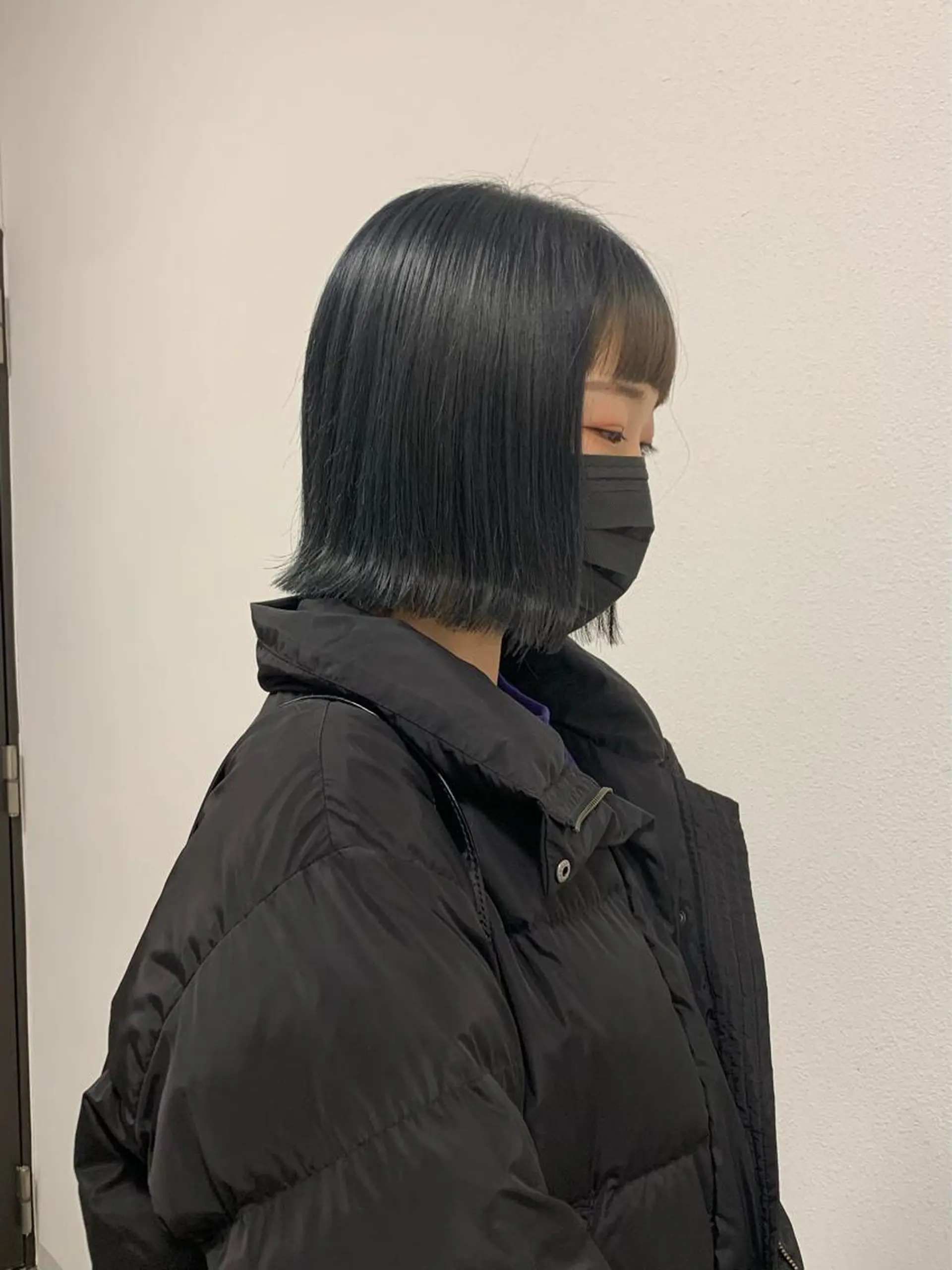 ショート 切りっぱなしボブ ボブ 村田 来倖のヘアスタイル