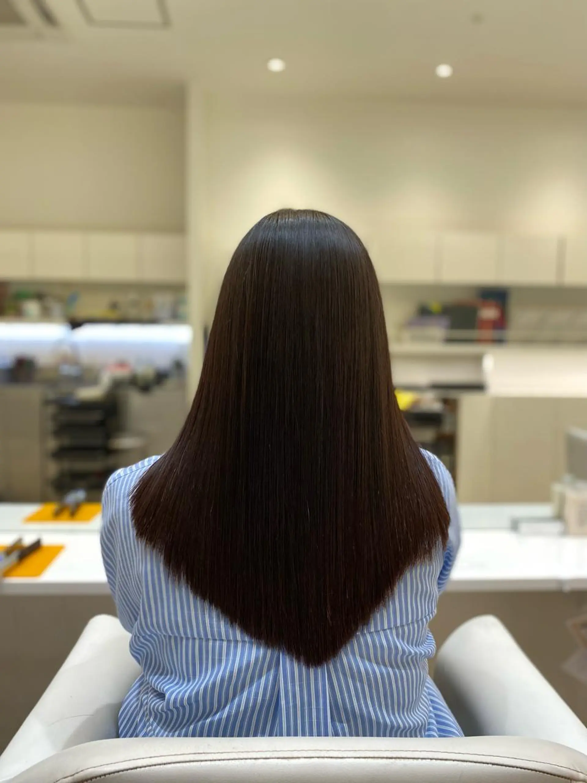 ロング カラー 髪質改善 トリートメント レイヤー/艶カラー /韓国ヘア/高松のヘアスタイル