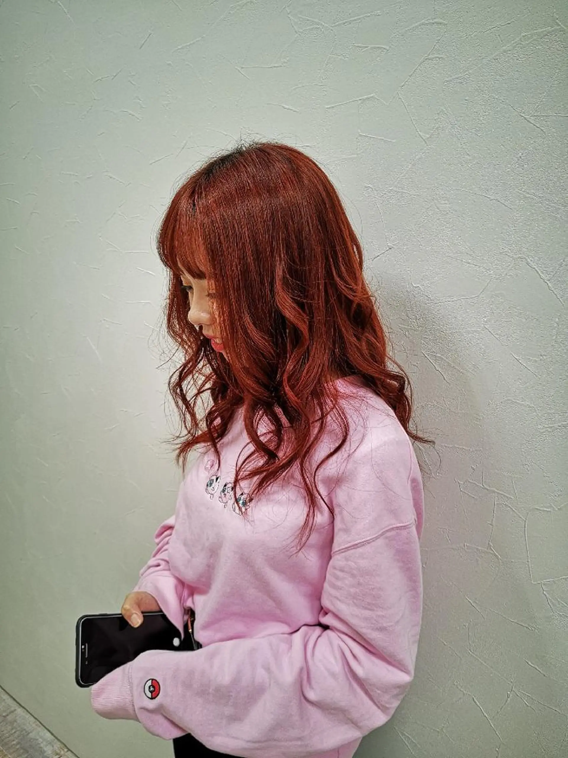 セミロング カラー Aile所属・酸性ストレート／カラ ー/山下高明のヘアスタイル