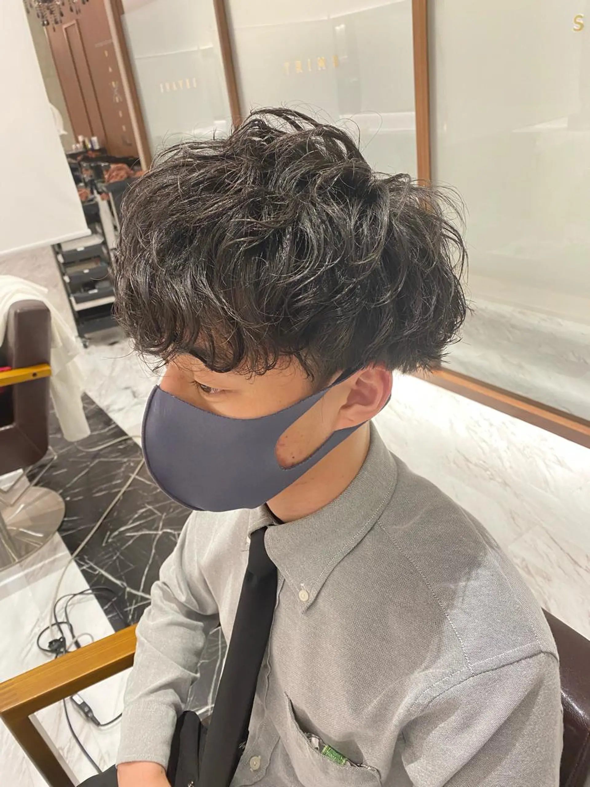 ショート パーマ メンズ WARREN・TRICOMI    NEW YORK所属・瀧野 翔吾【メンズ特化】のヘアスタイル