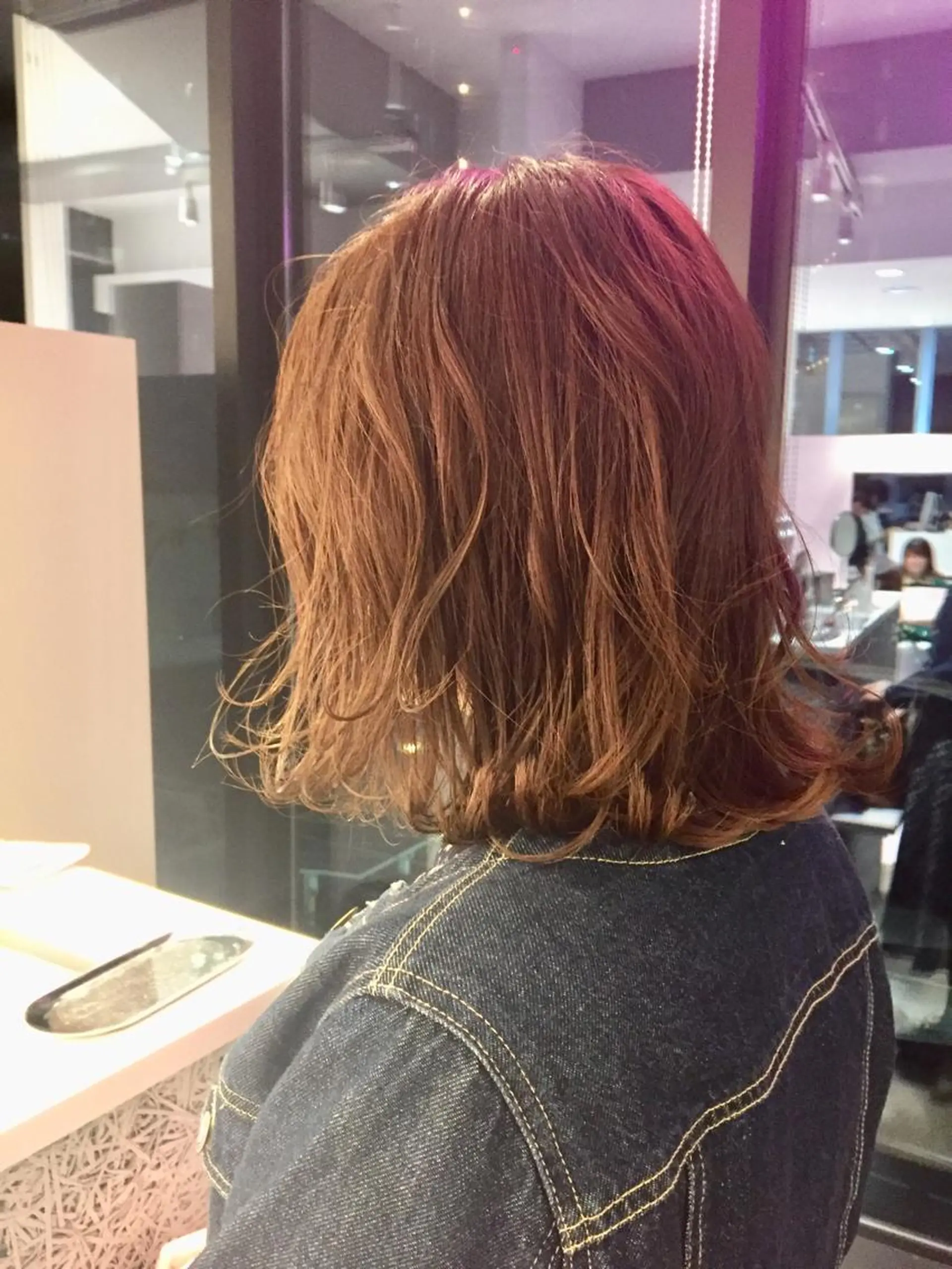 ミディアム カット パーマ トリートメント 所渉/韓国レイヤー /ウルフカットのヘアスタイル