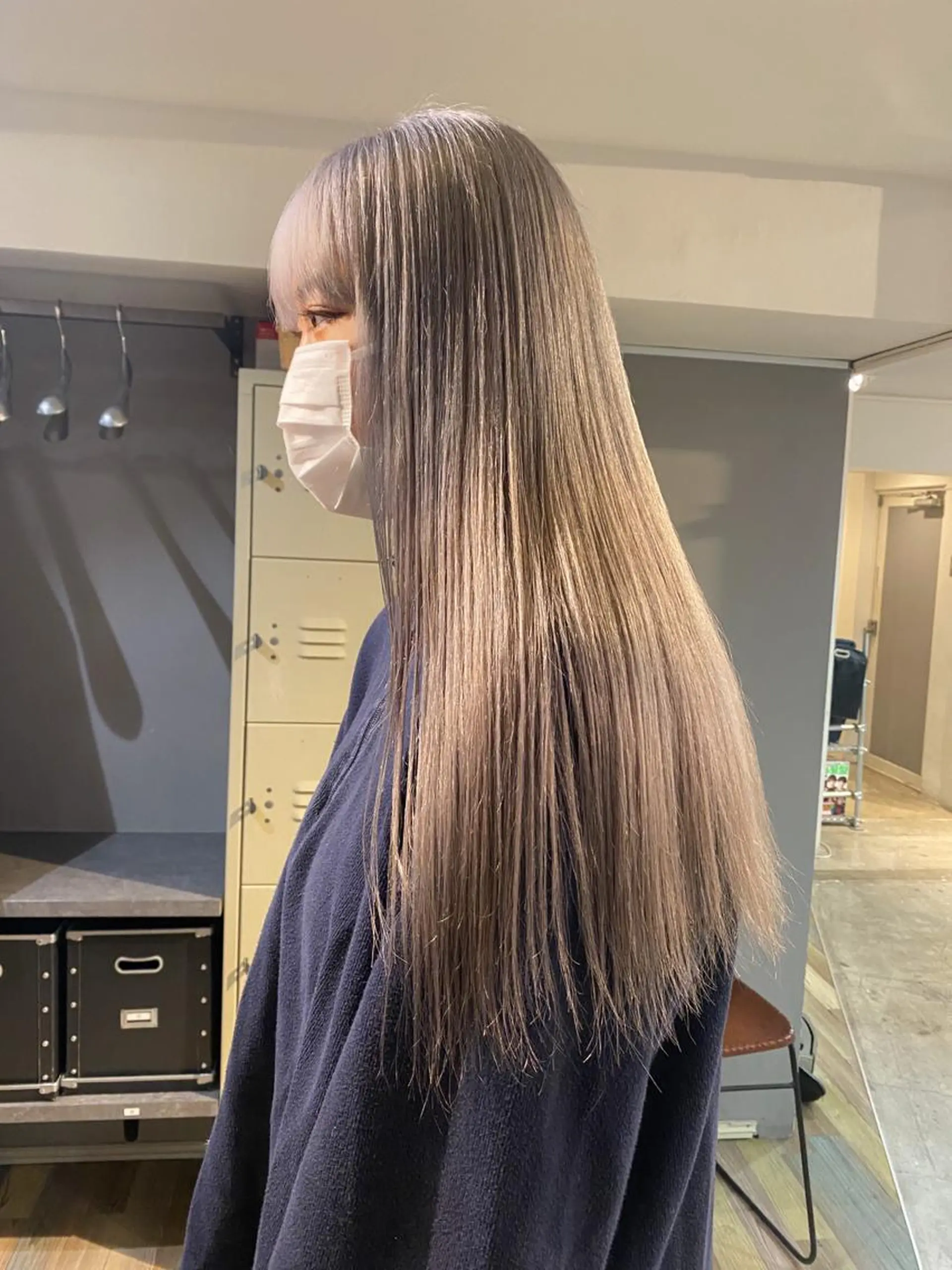 ロング カラー ヘアカラー ブリーチなしベージュ カラー✨Takeのヘアスタイル