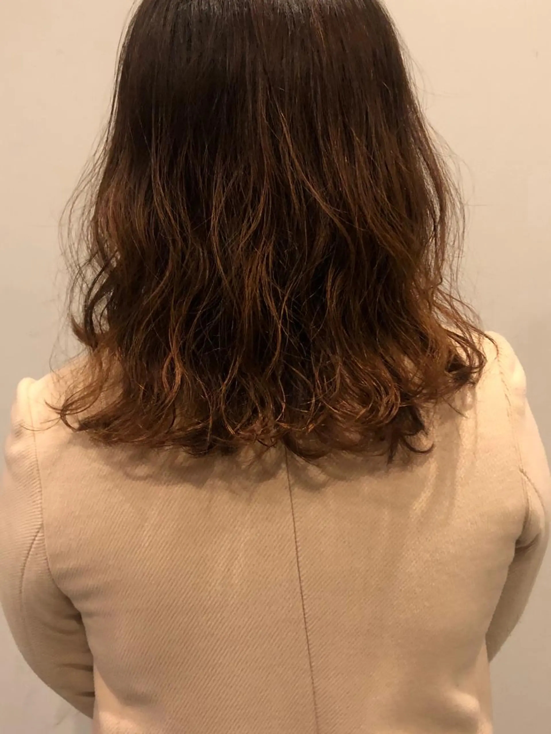 ミディアム パーマ ミディアムパーマ トリートメント ストレートパーマ ケアブリーチ/ボブ/ honoのヘアスタイル