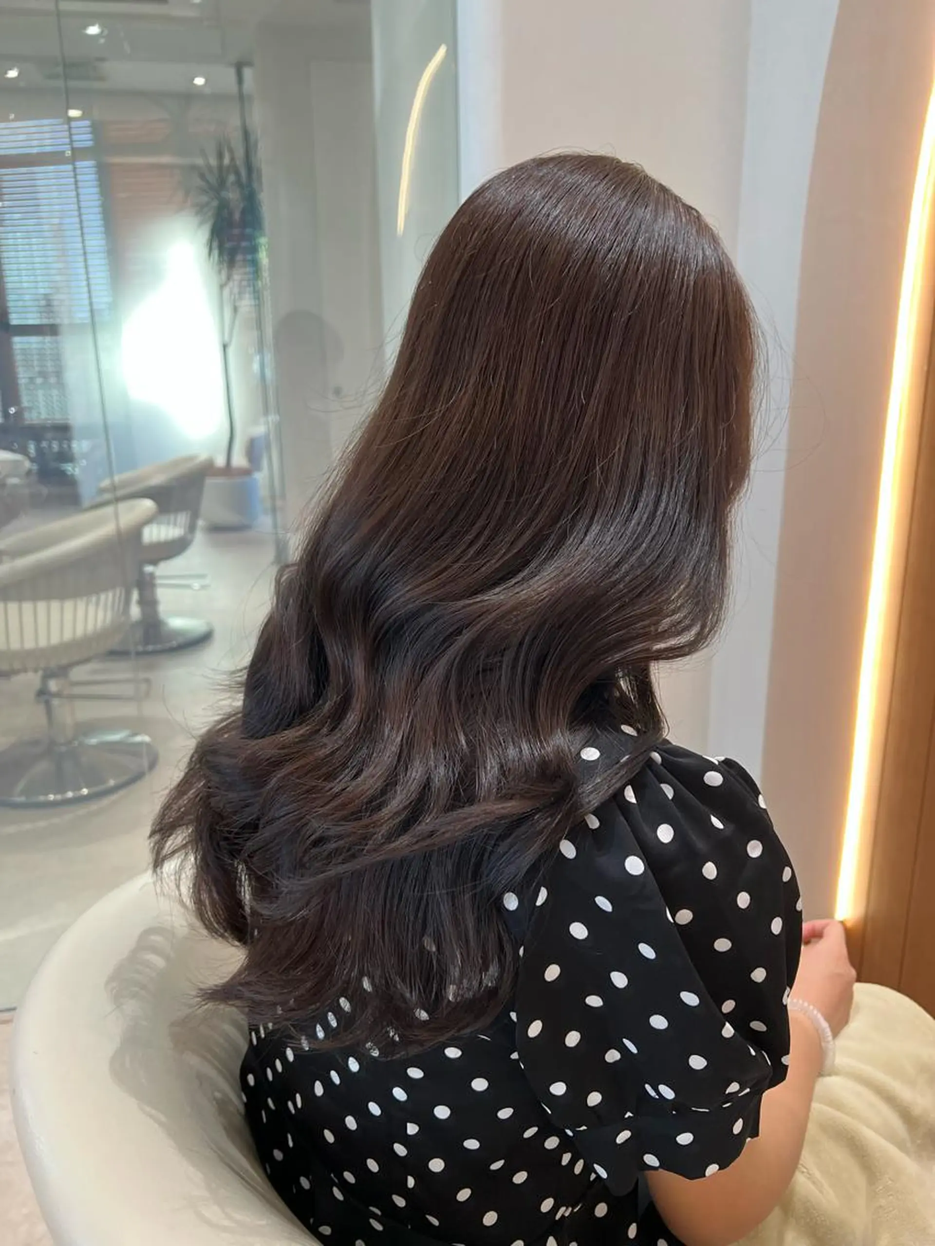 ミディアム カラー 韓国風ヘア レイヤーカット 韓国レイヤー🇰🇷 韓国研修◎渋谷カイトのヘアスタイル