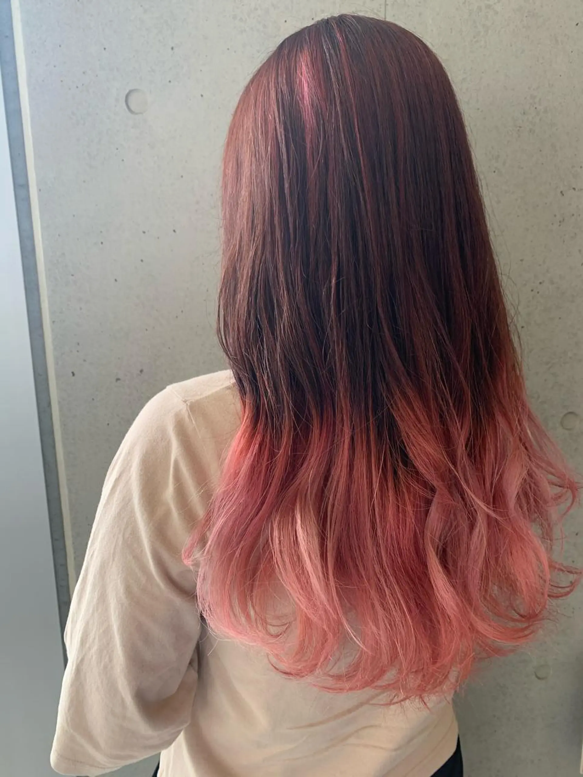 ロング カラー ハイトーンカラー 髪質改善/縮毛矯正 ツヤ髪🩷さつきのヘアスタイル