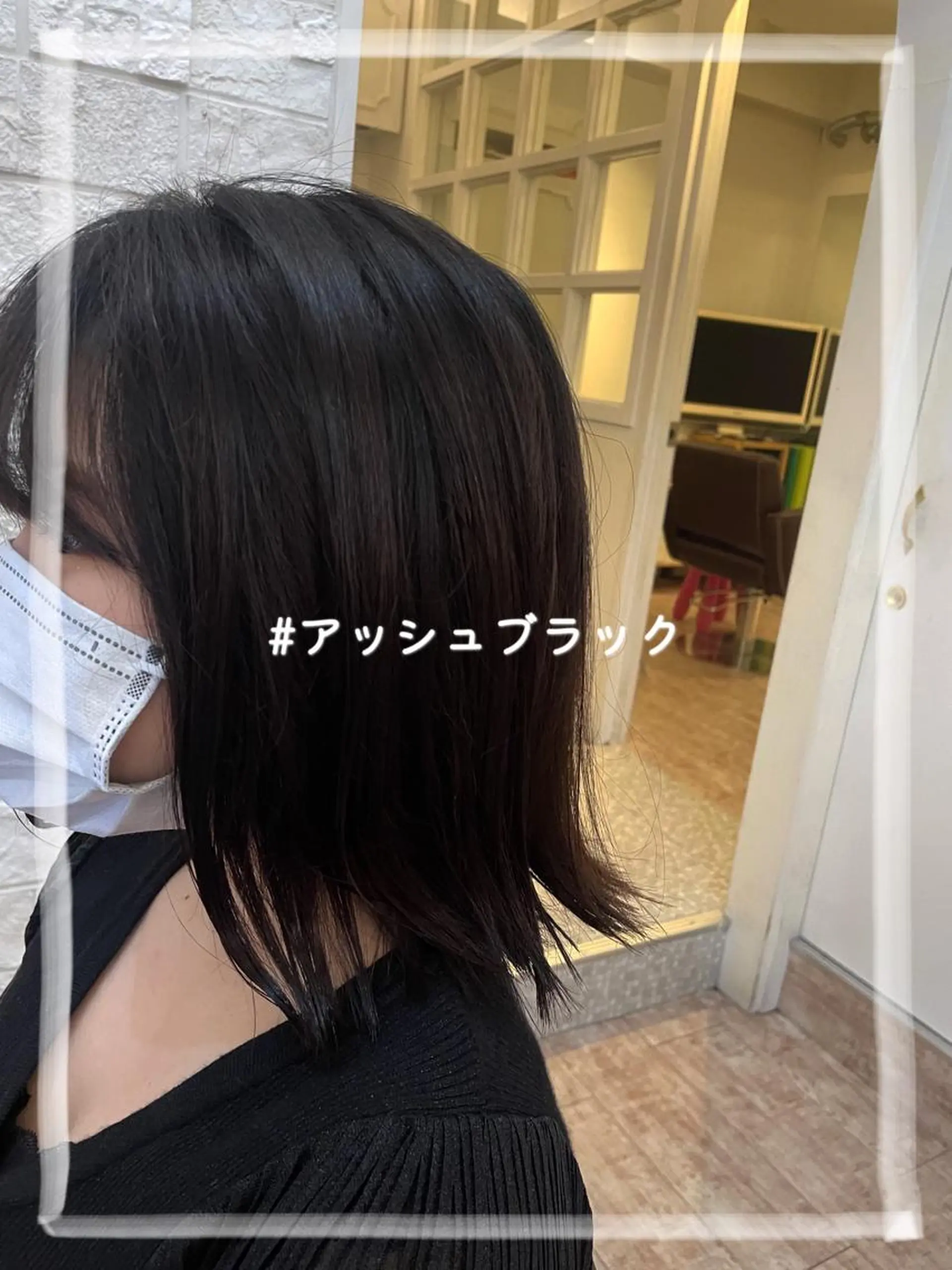 ミディアム カラー 透明感カラー カット パーマ 杉山 蒼汰のヘアスタイル
