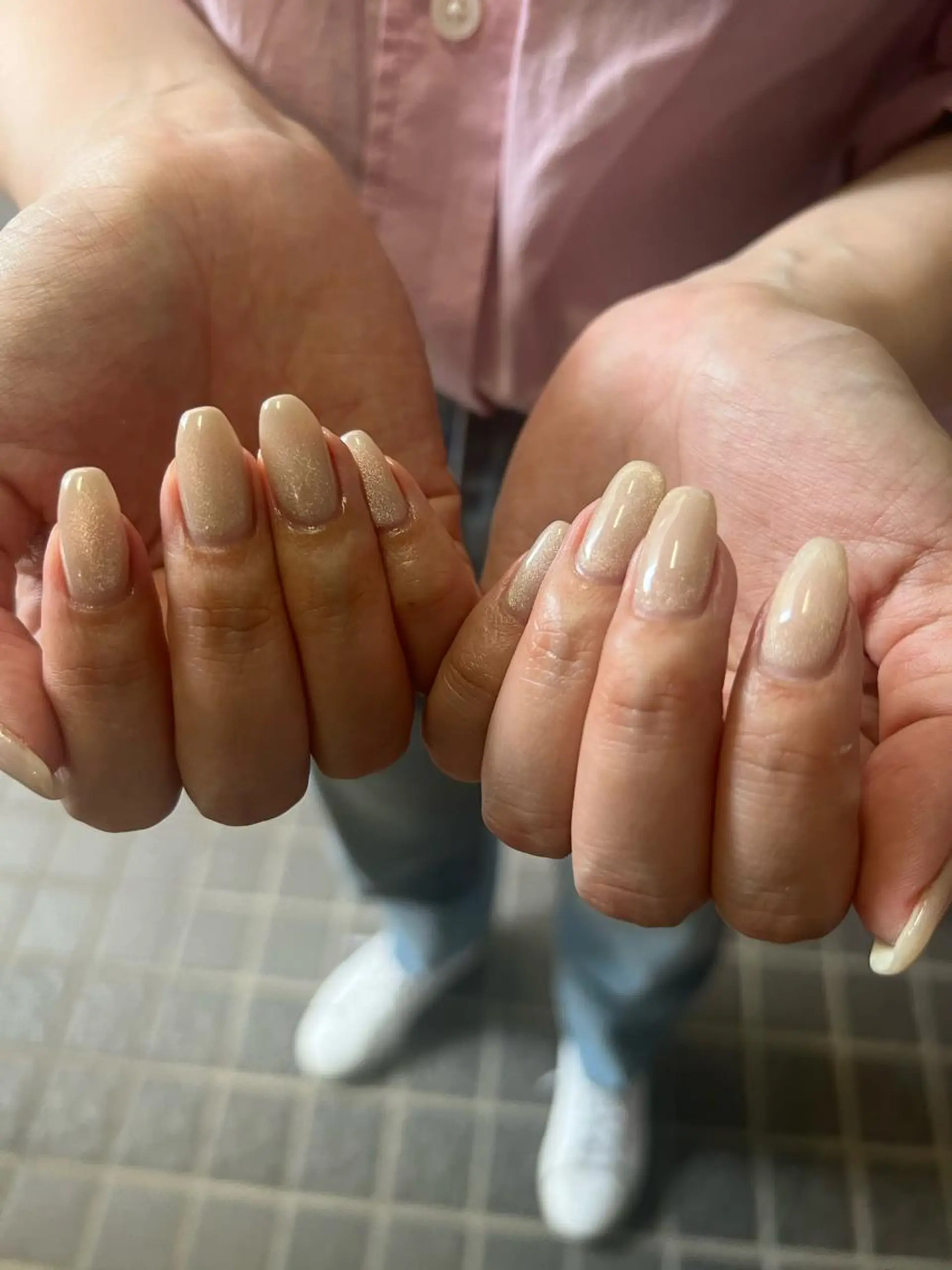 ヘアアレンジ ネイル マグネットネイル ホワイト ヘアメイクネイリスト 💄💅hidemiのヘアスタイル