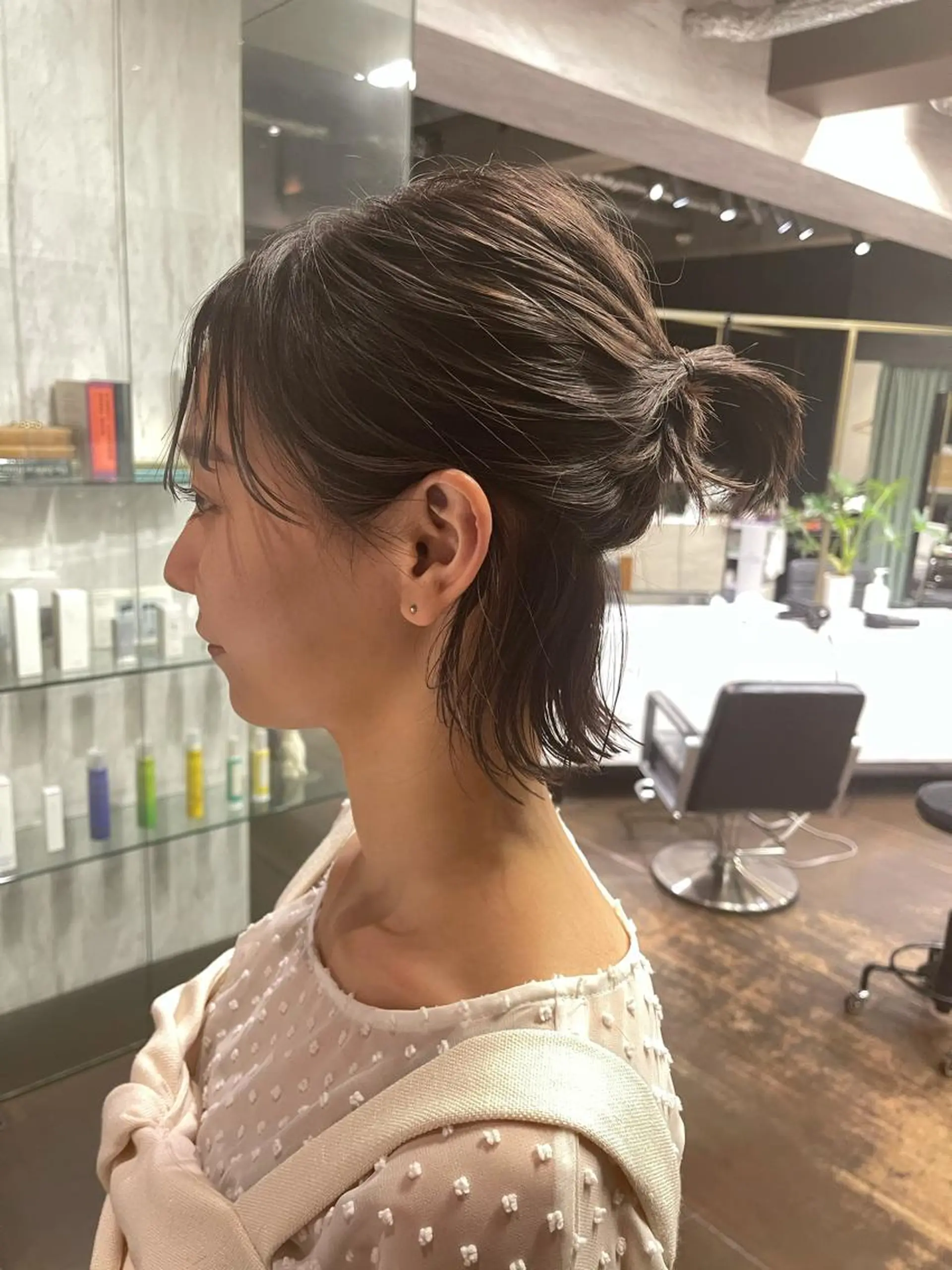 ショート レイヤー特化/小顔顔 周り/セノ/表参道のヘアスタイル