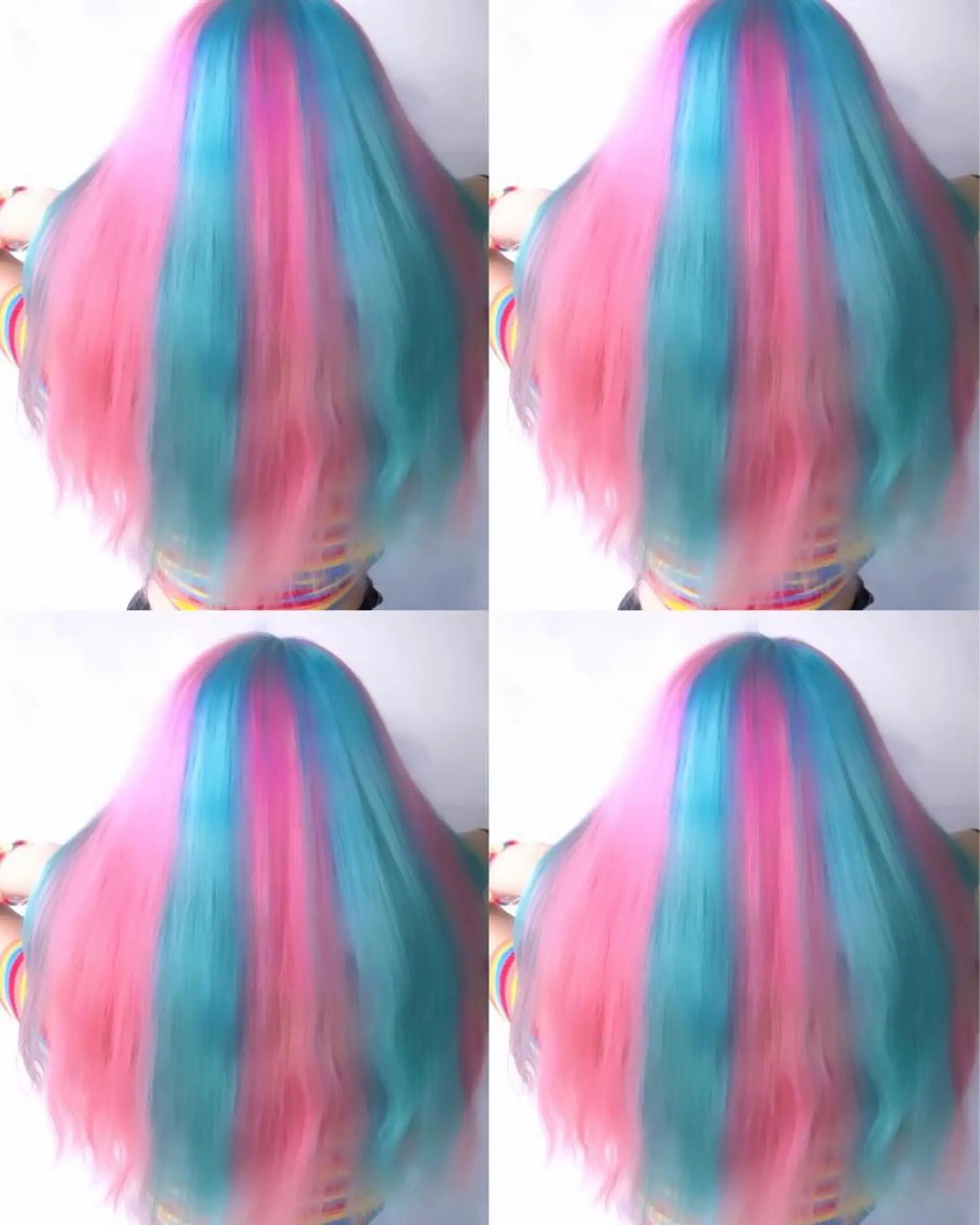 ロング カラー ヘアカラー トリートメント ブリーチ率No.1 MANATO🎨🌈のヘアスタイル