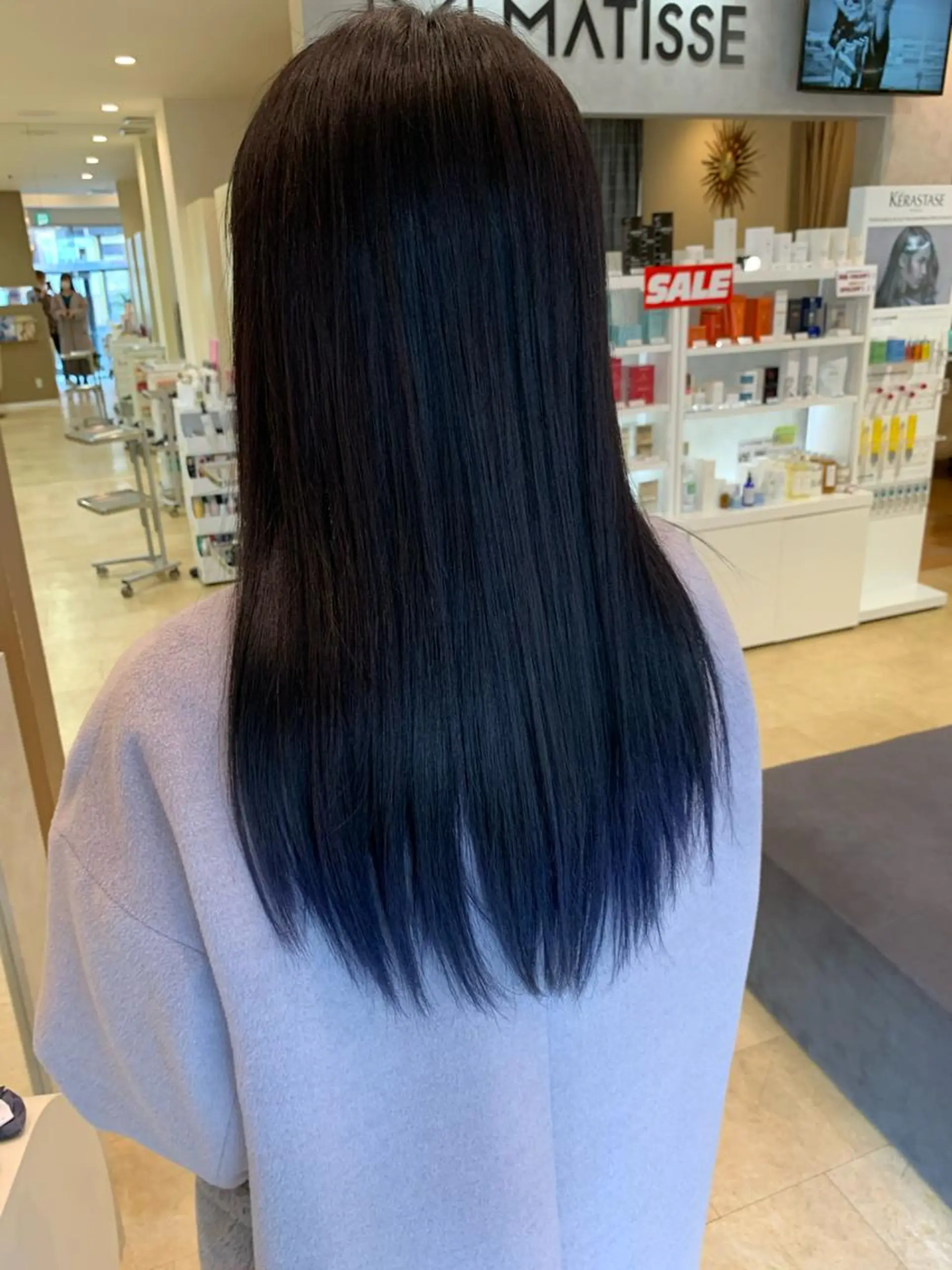 ロング カラー カット ヘアカラー トリートメント 西新/siohair 2nd/石尾刻矢のヘアスタイル