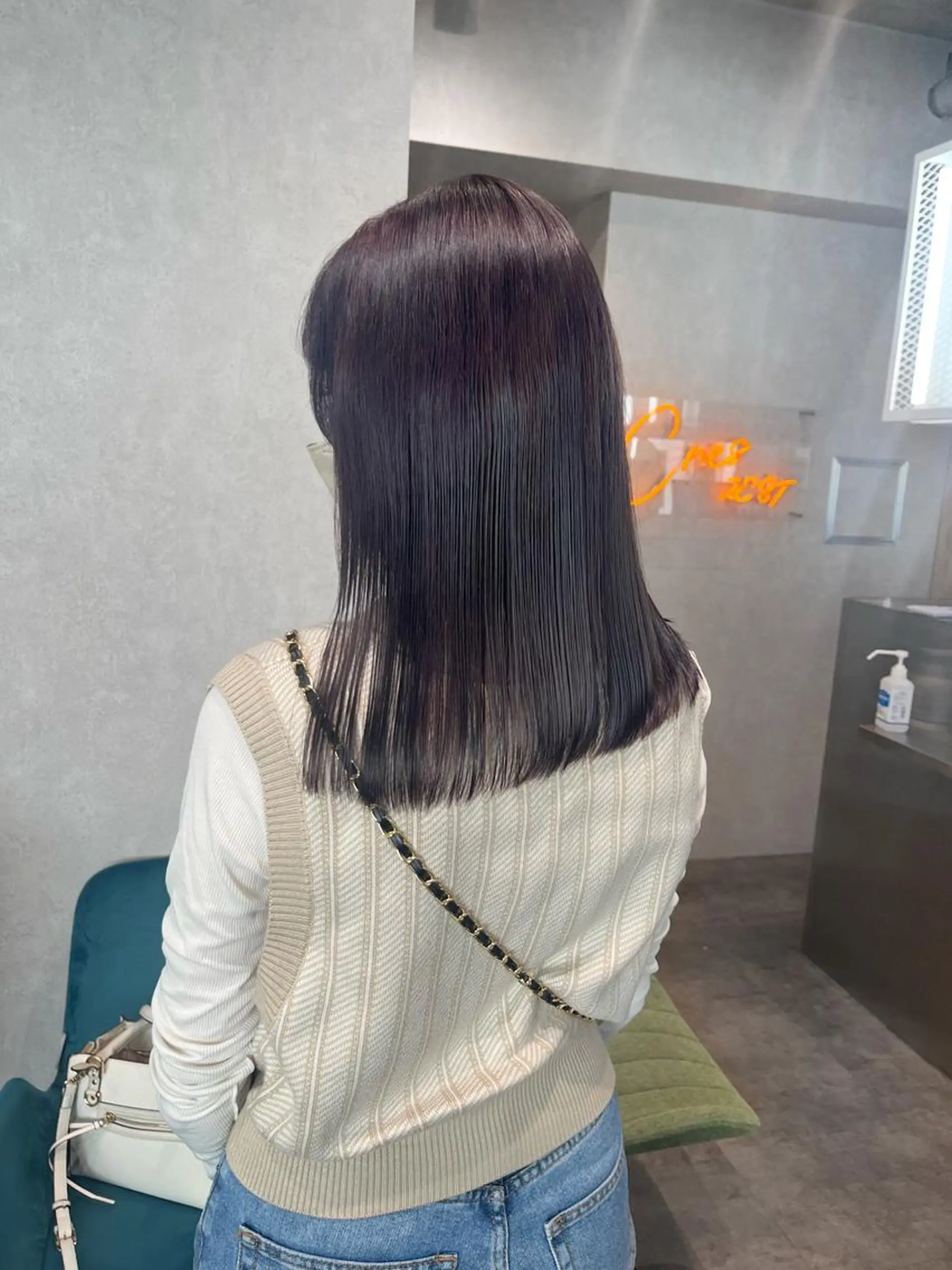 ロング カラー ラベンダーカラー ラベンダーグレー behov所属・柔らかカラー 🤎Tsubasaのヘアスタイル