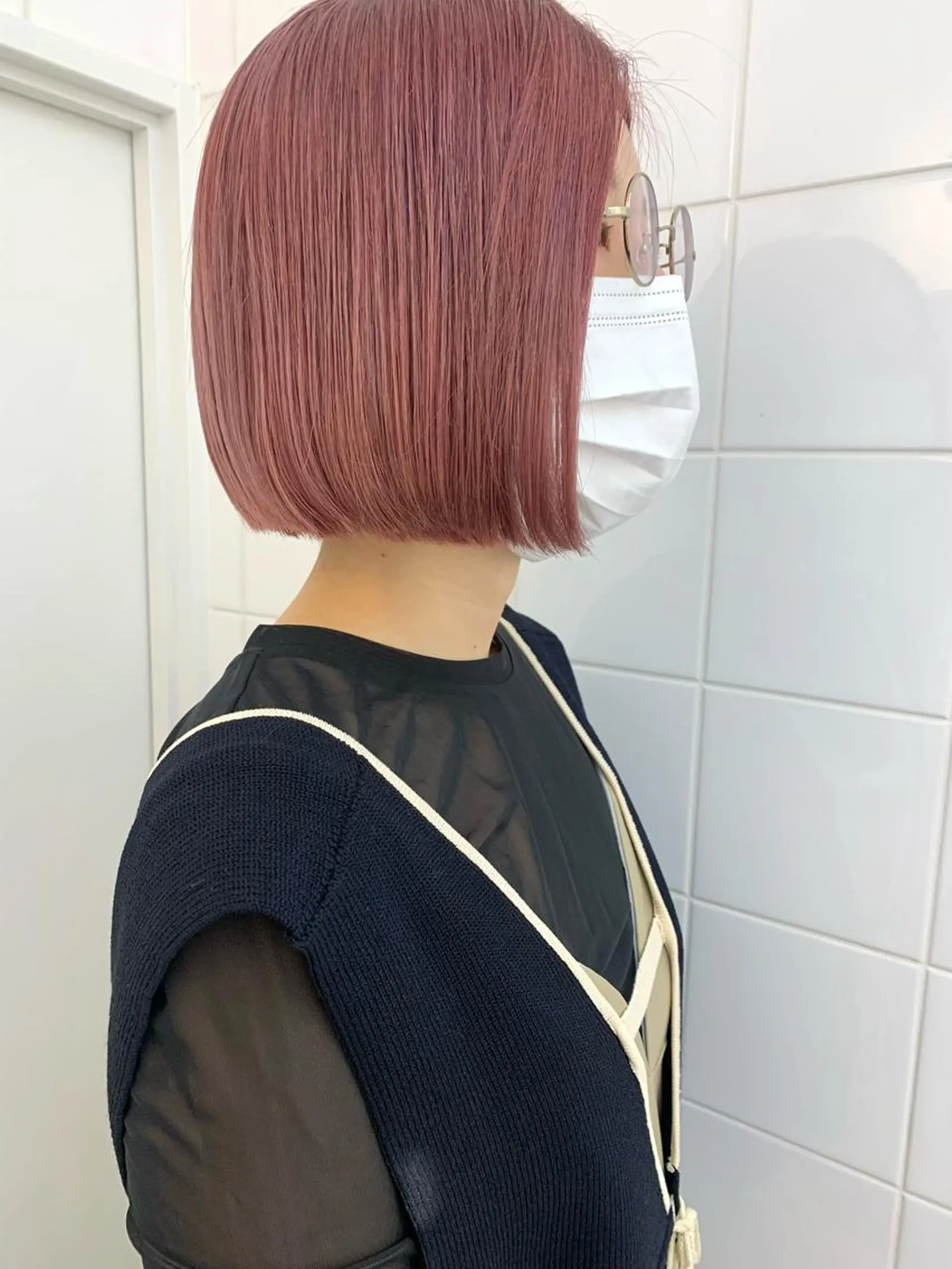 ショート カラー ヘアアレンジ 🧨ブリーチー×ボブ レイヤー💎じゅえるのヘアスタイル