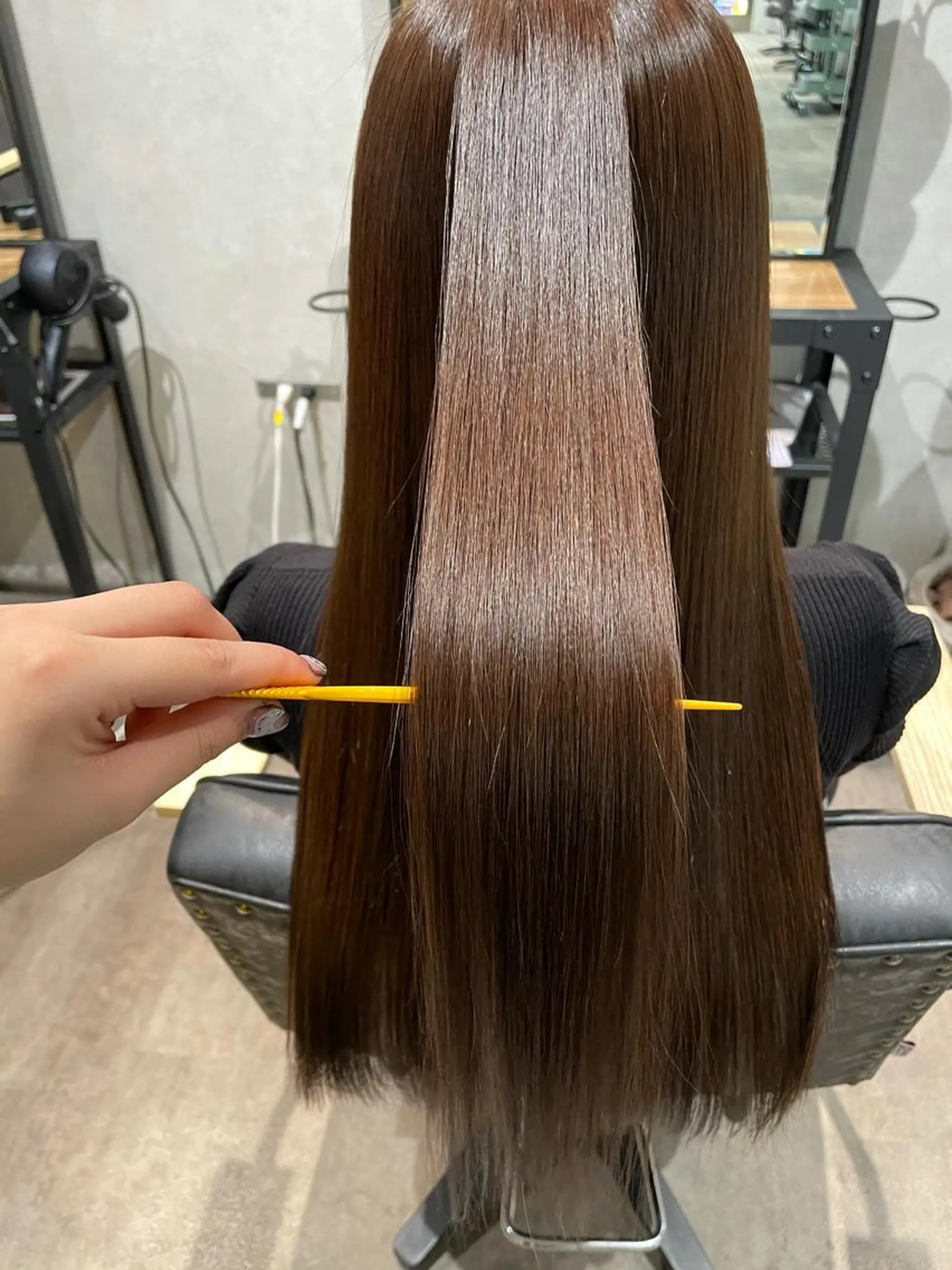 ロング カラー トリートメント ヘアカラー トリートメント ナチュラル透明感🌱 小山美樹子のヘアスタイル