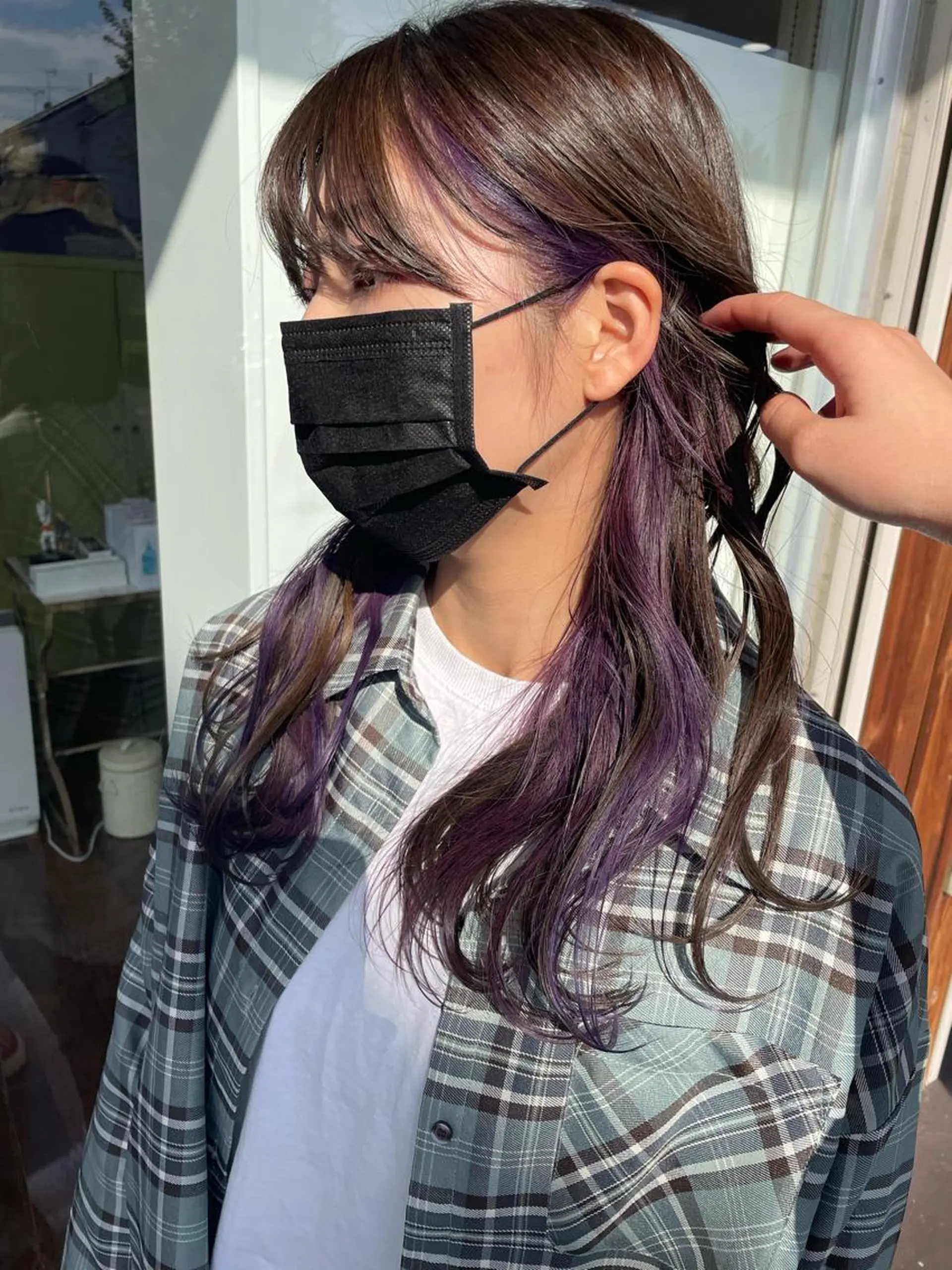 カラー ヘアカラー 嶋岡 乃愛のヘアスタイル