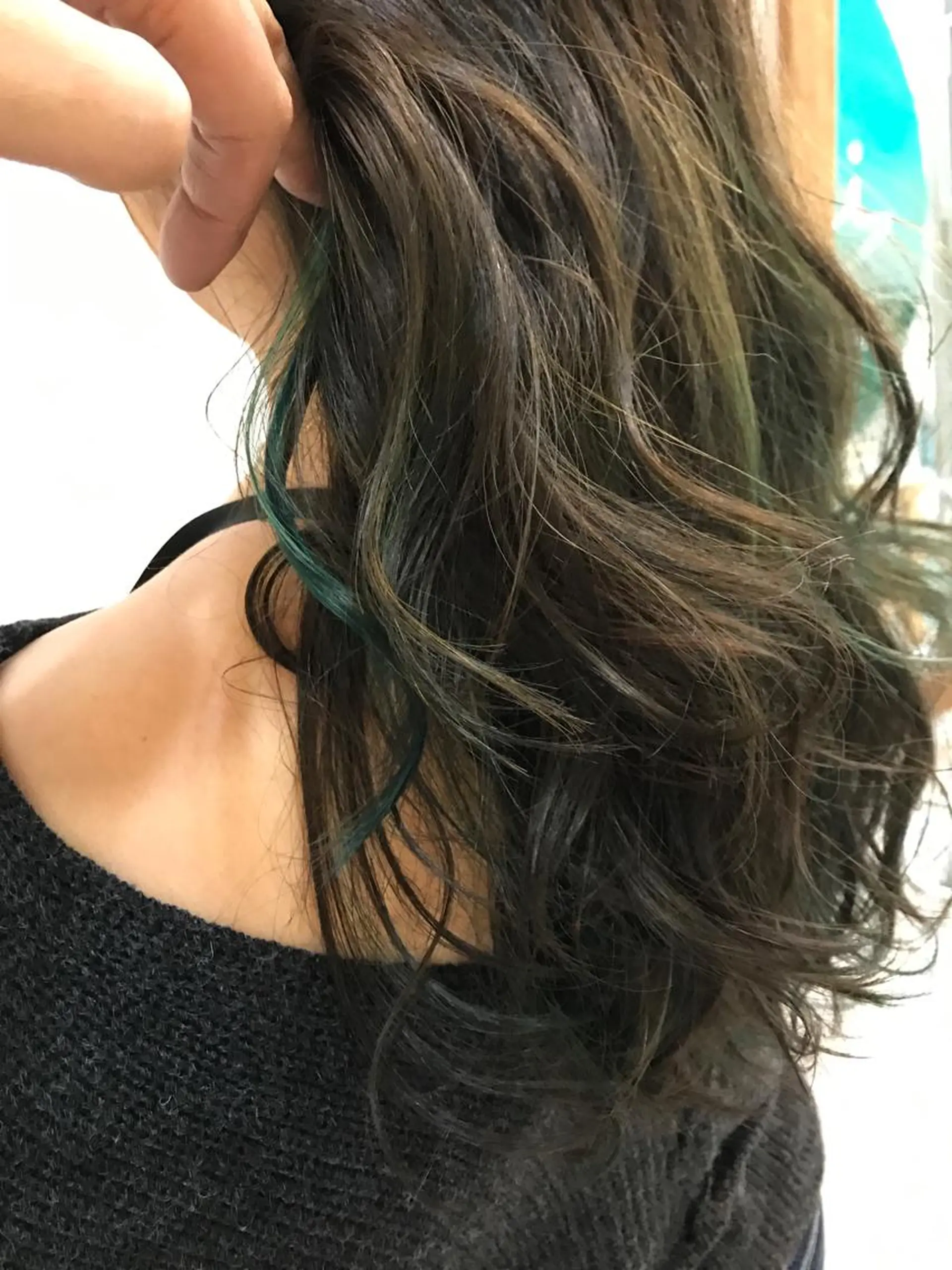 セミロング ハイライト ヘアカラー トリートメント LANI hair resortのヘアスタイル