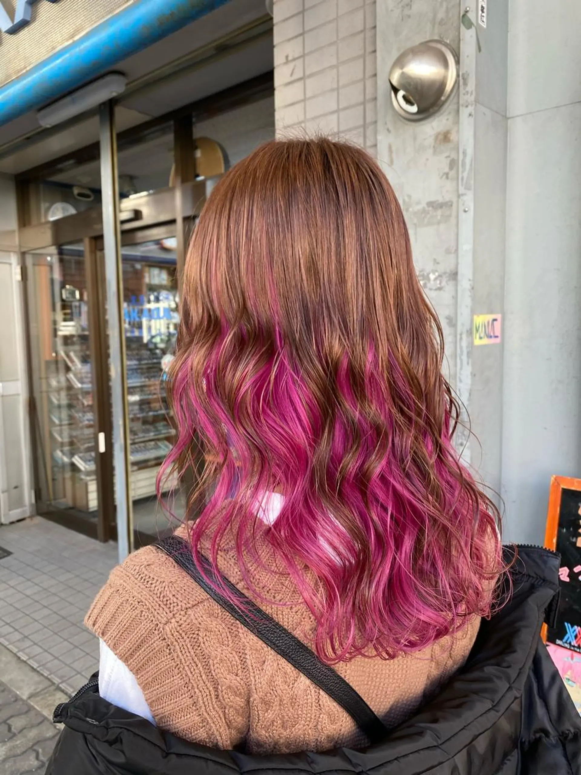 ミディアム ヘアカラー ゆぴ☾‪/推しカラー /ハイトーンのヘアスタイル