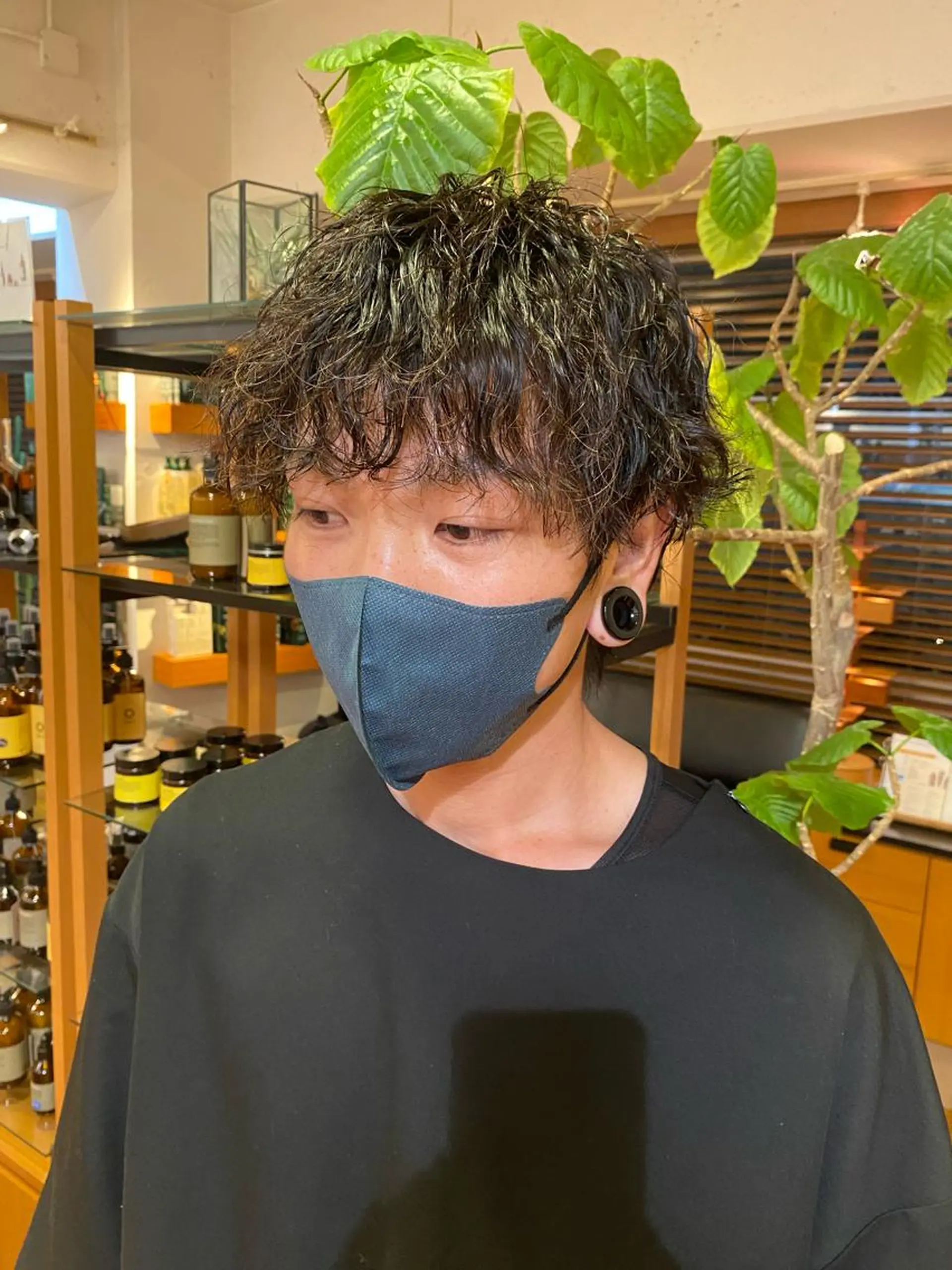 パーマ メンズ miyu カットモデル募集中のヘアスタイル
