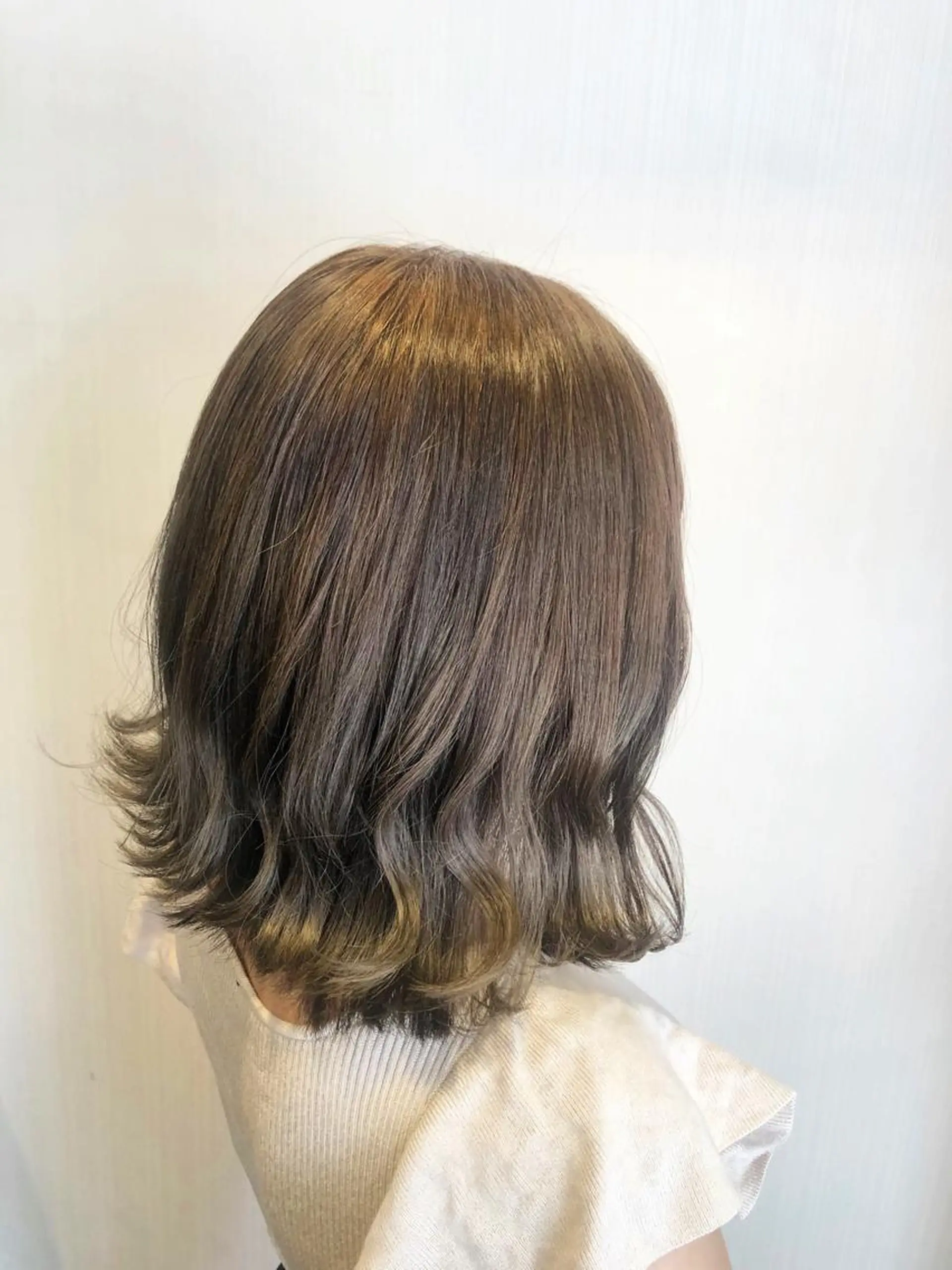 ミディアム カラー おくだ　りお /ハイトーンカラーのヘアスタイル