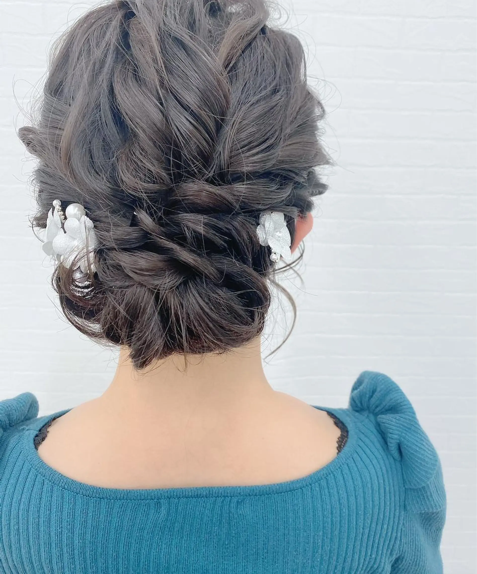 セミロング ヘアアレンジ ヘアセット GRANLUSSO 〜グランルッソ駅前店所属・木口 嘉美のヘアスタイル