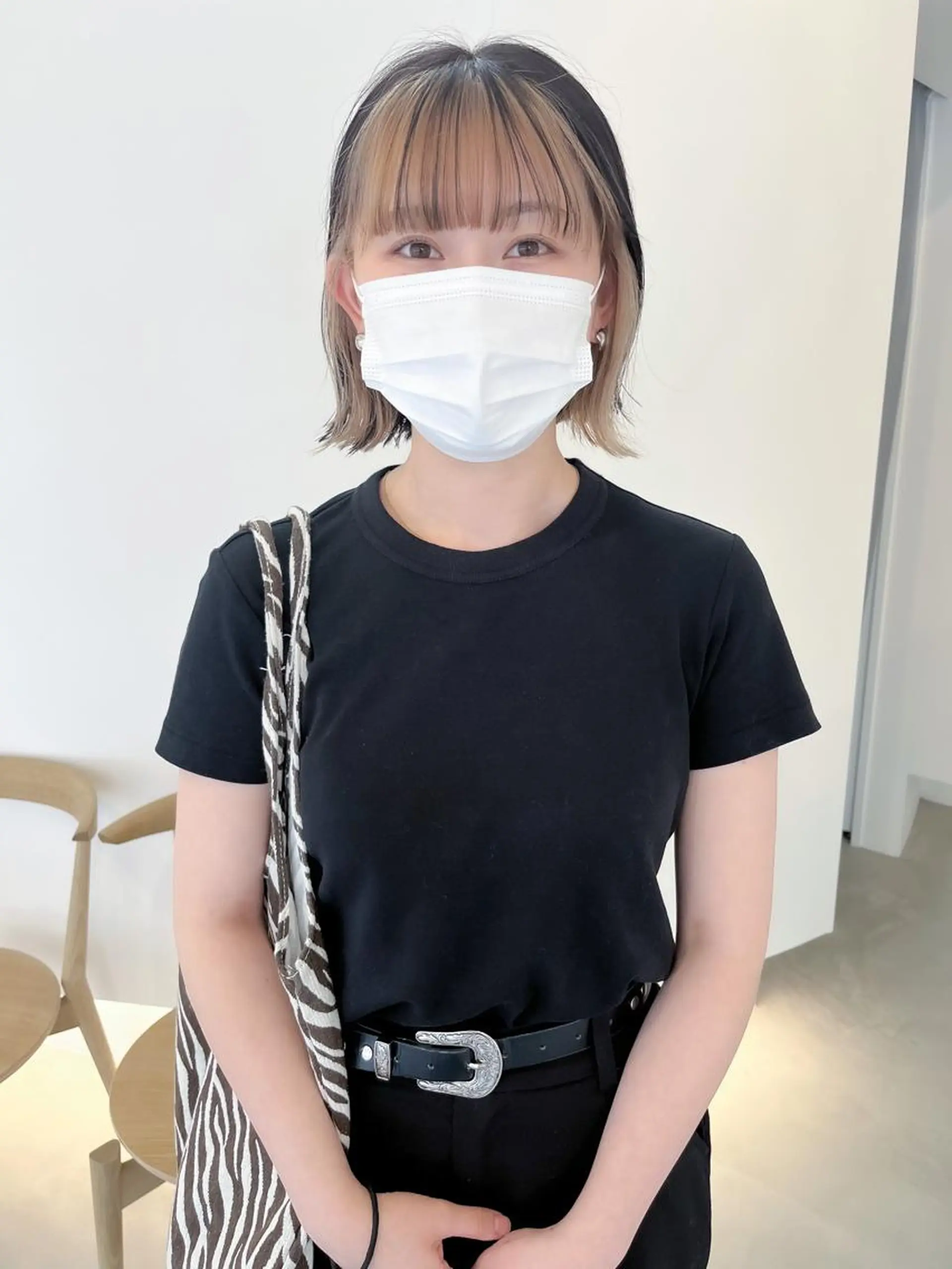 ショート カラー インナーカラー 顔周りカット カット ヘアカラー トリートメント fit stand所属・fit stand /HIIRAGIのヘアスタイル