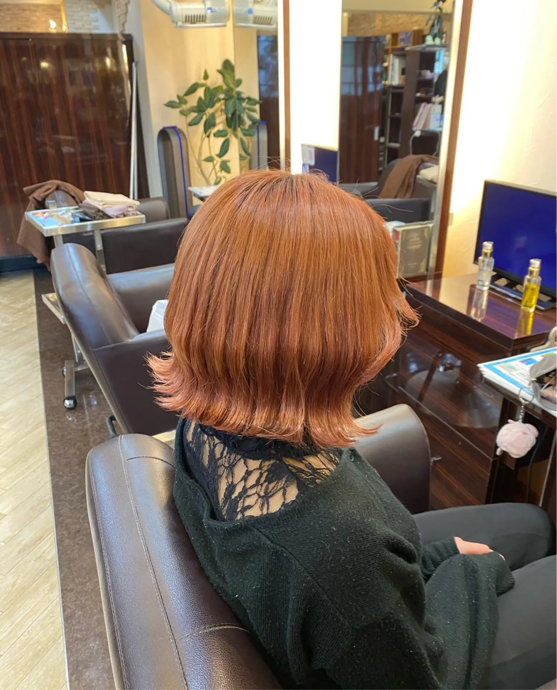 ミディアム カラー ヘアアレンジ キャラシャローネ池袋所属・シャローネ池袋 【れいな】のヘアスタイル