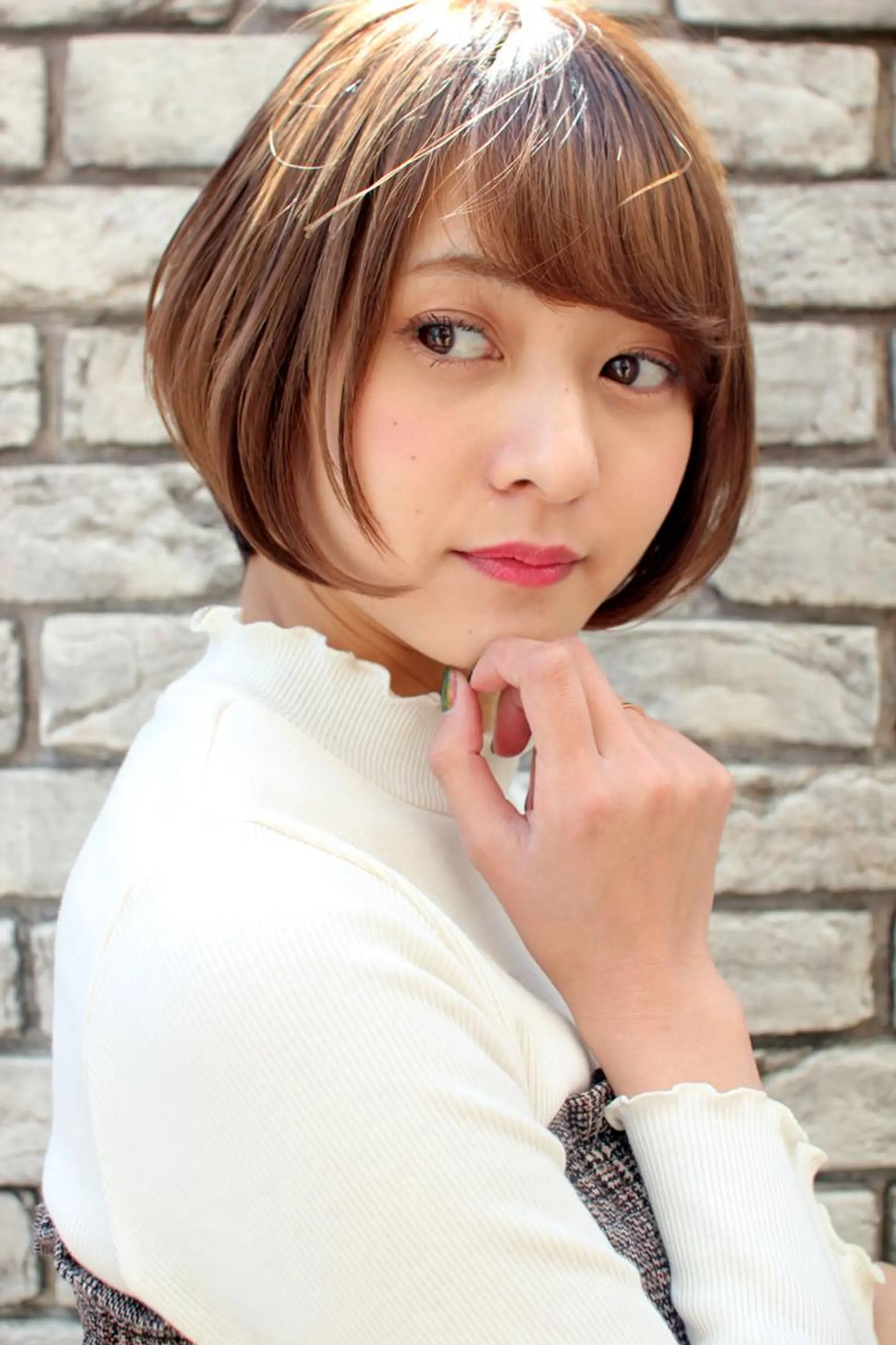 ショート カラー 羽田 ひろむのヘアスタイル