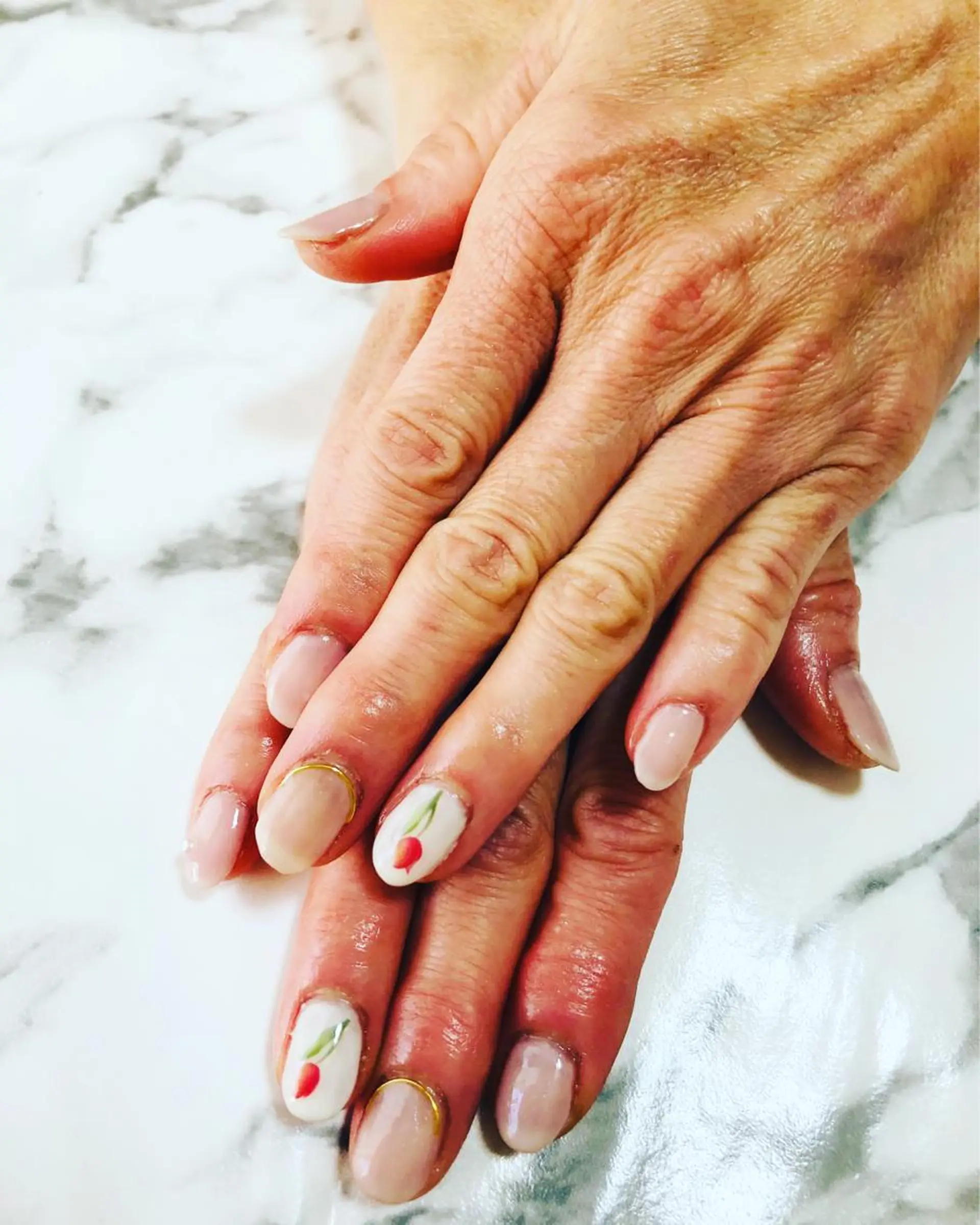 ネイル 春ネイル 完全個室salon k.nailのネイルデザイン