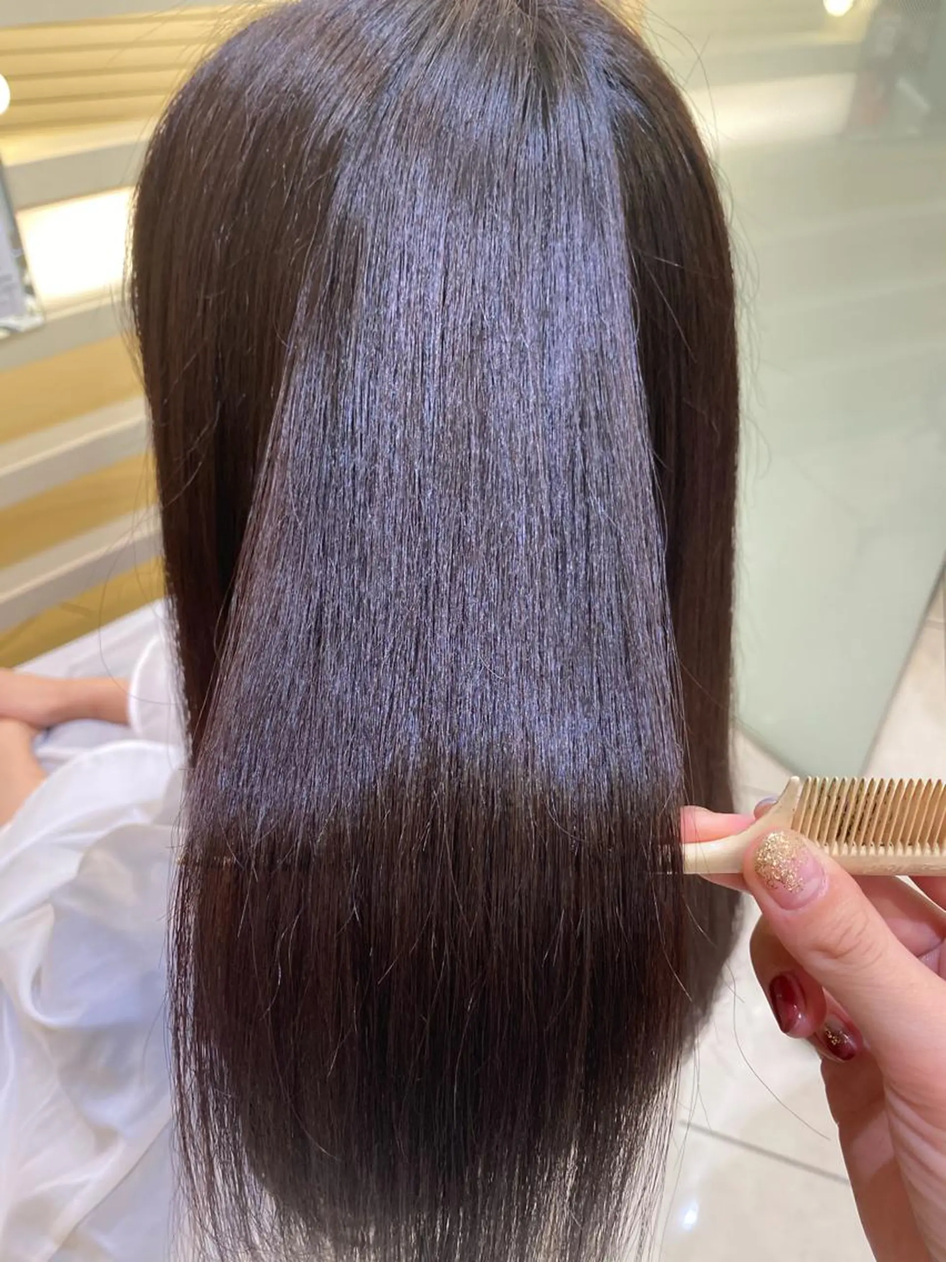 ロング カラー ヘアアレンジ マツエク・マツパ 💎耳ツボジュエリー ×銀座美容室💎のヘアスタイル