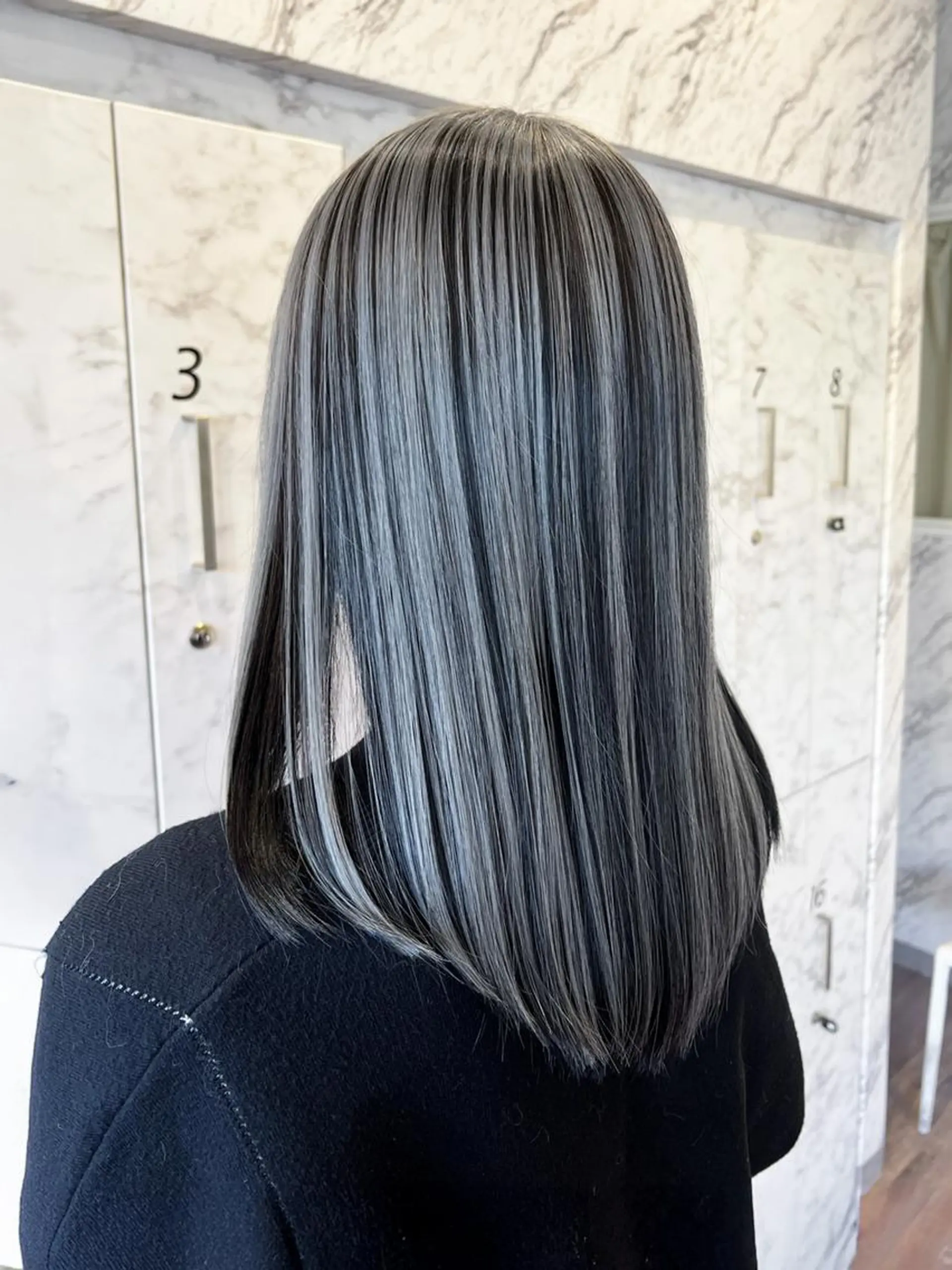 カラー カット ヘアカラー トリートメント 尾森紳哉💎透明感/ デザインカラーのヘアスタイル