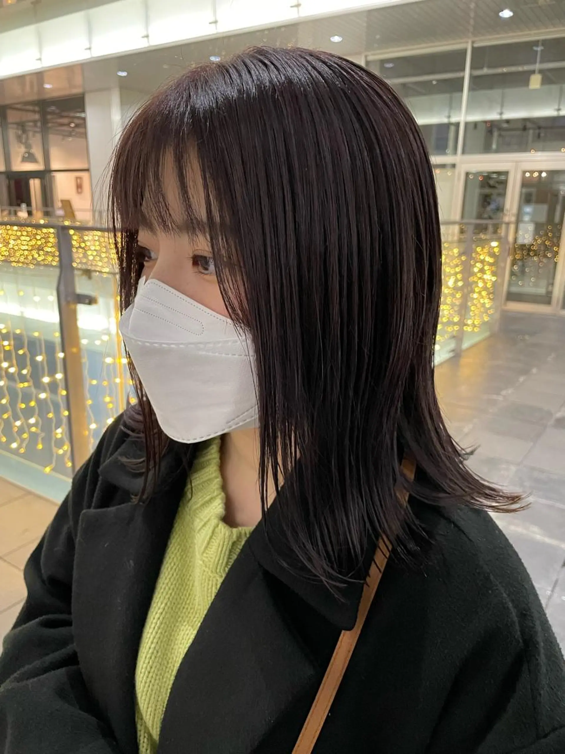 ミディアム ピンクブラウン 栄　mighty by H所属・不破一輝/栄/矢場町 ボブ/レイヤー/艶髪のヘアスタイル