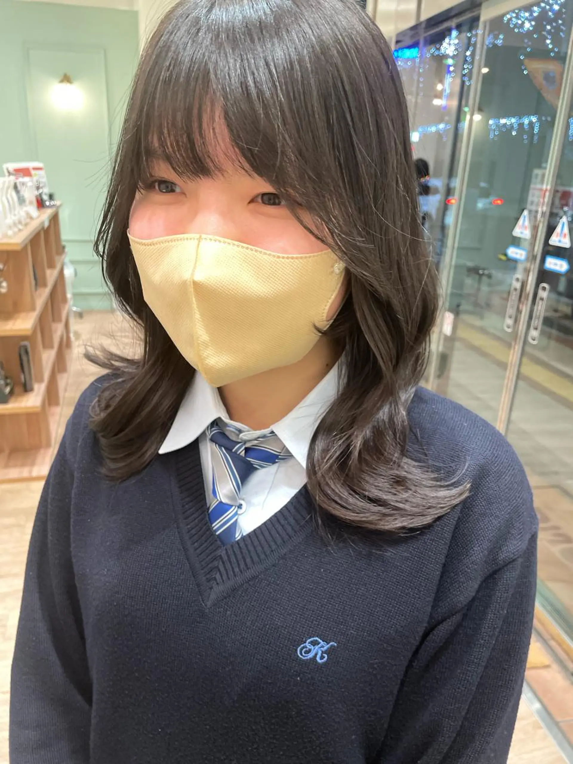 ミディアム 韓国／大宮／レイヤー 🤍AYA🤍のヘアスタイル