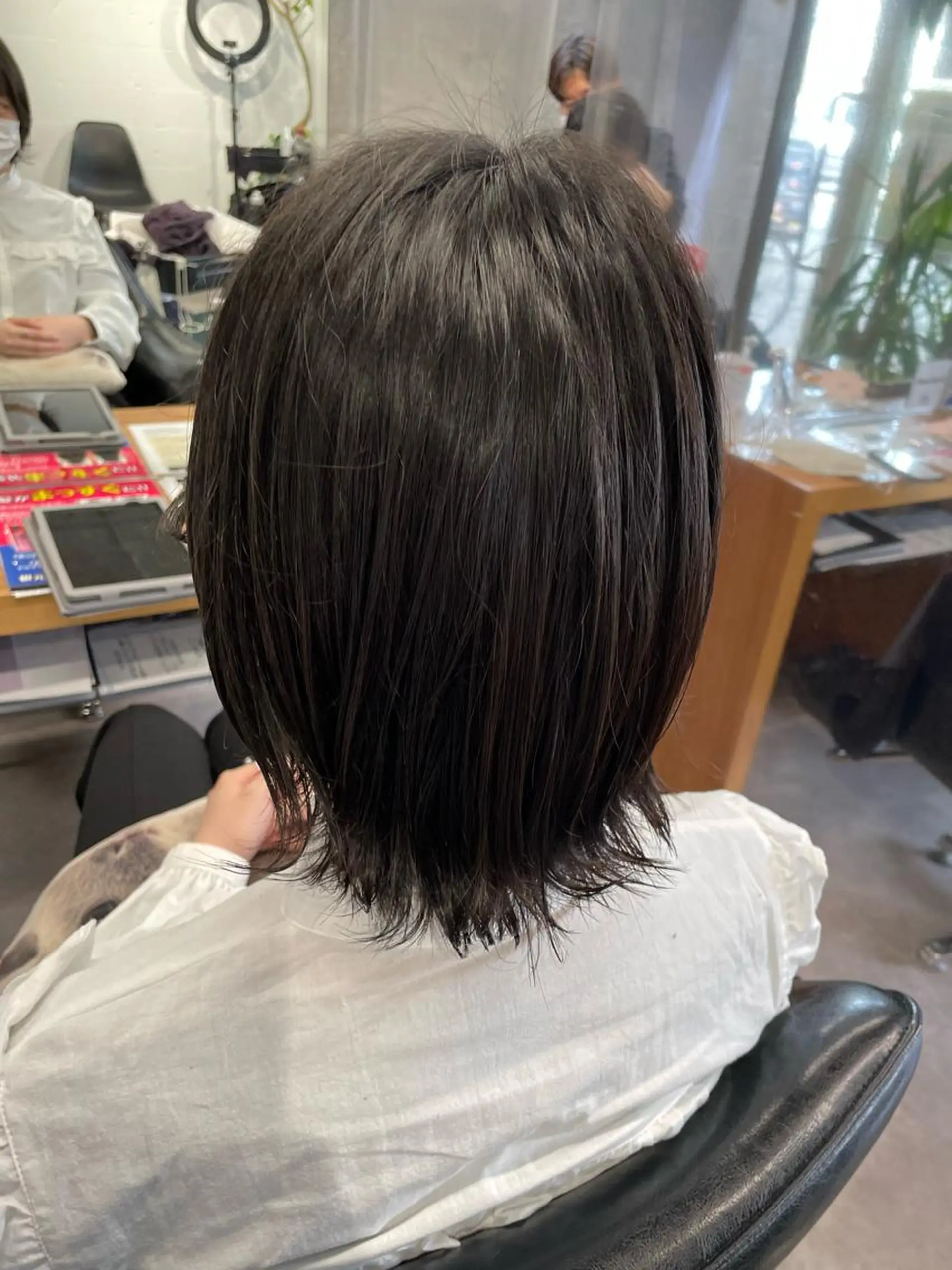 ミディアム カット トリートメント 質感再生カラー/ 髪質改善/karinのヘアスタイル