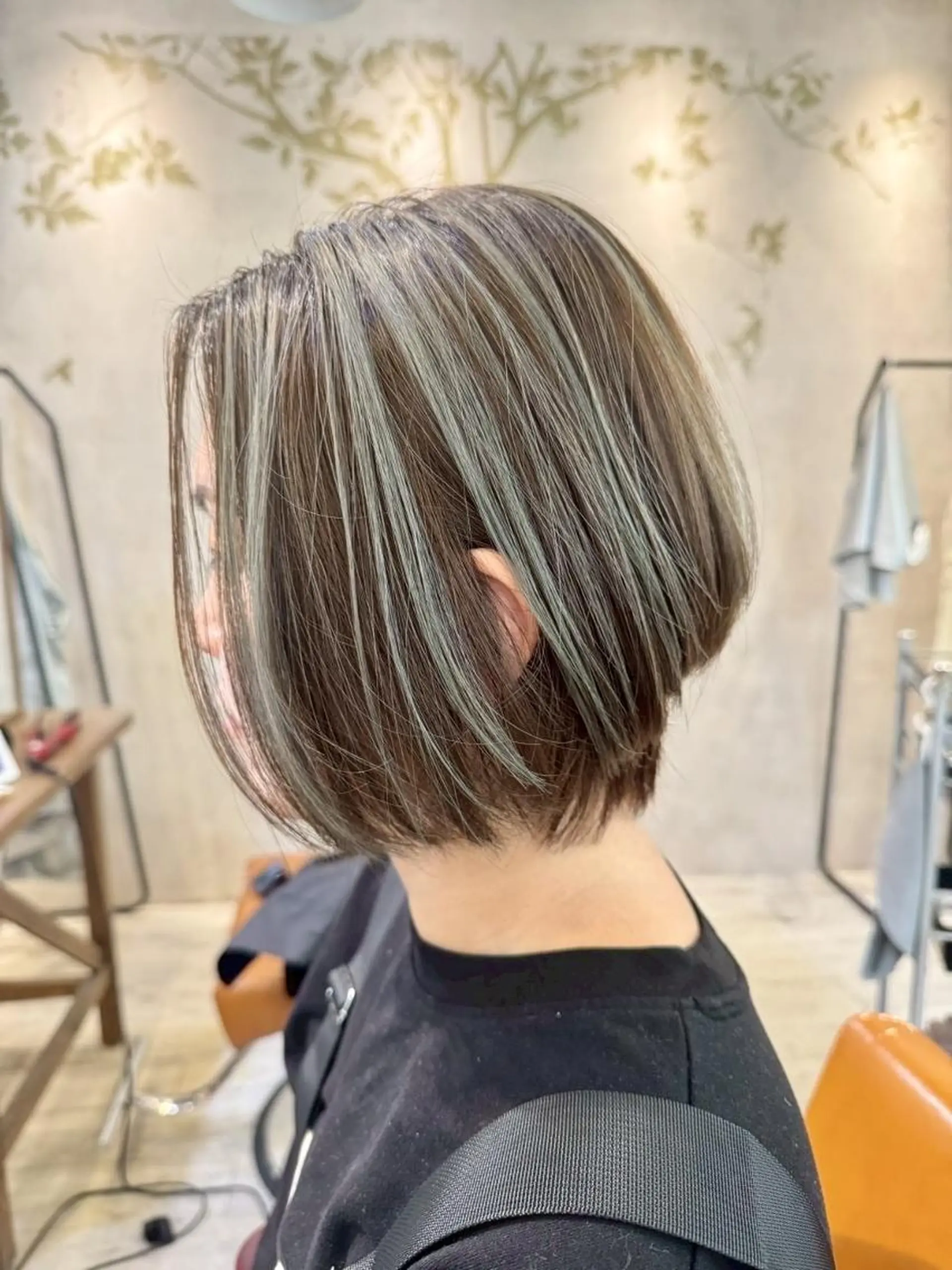 ショート カット ヘアカラー トリートメント 一宮駅3分/水野/ ショート/ボブのヘアスタイル