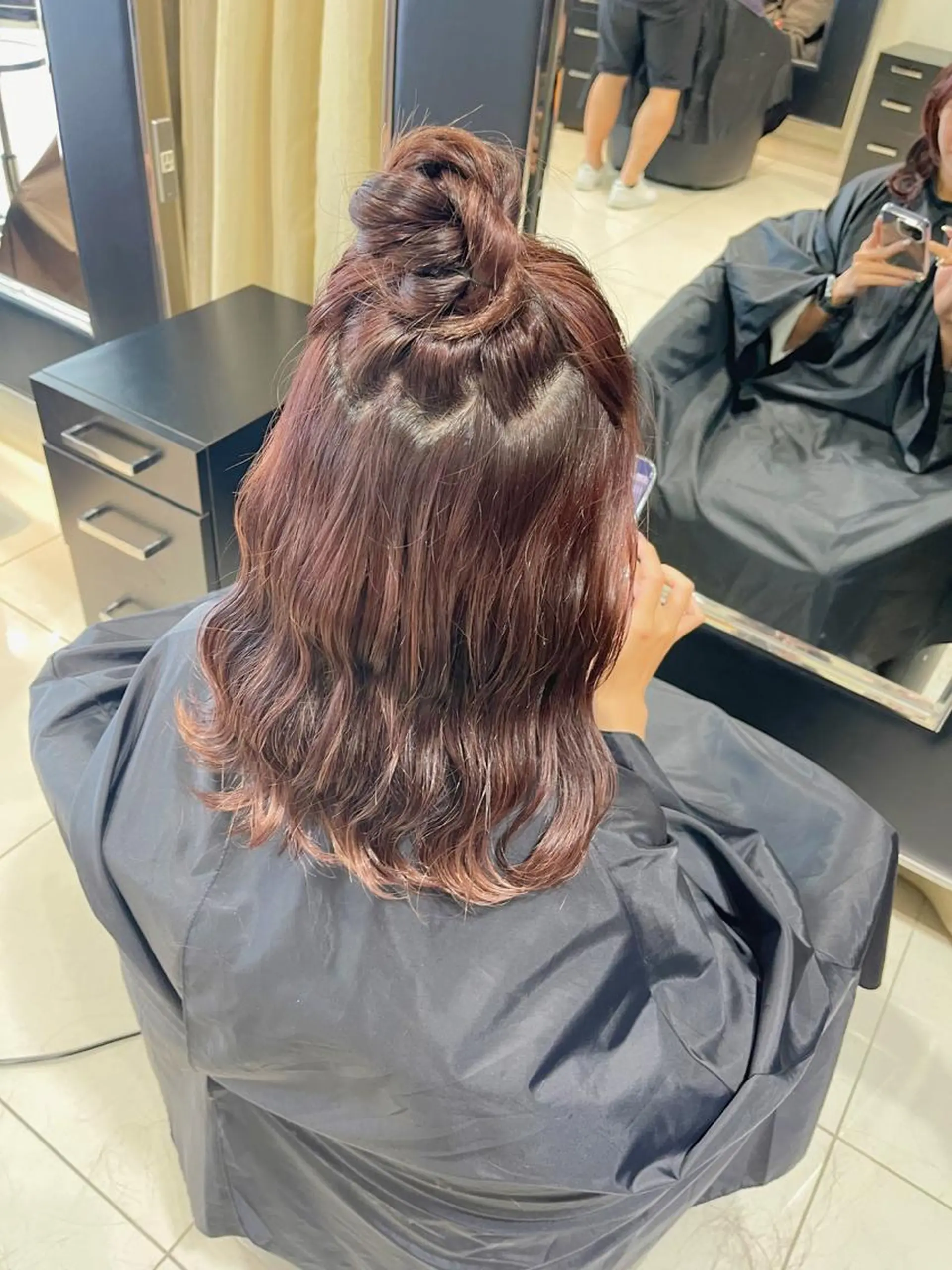 ミディアム mana/メンズ/ ヘアセット/ブリーチのヘアスタイル