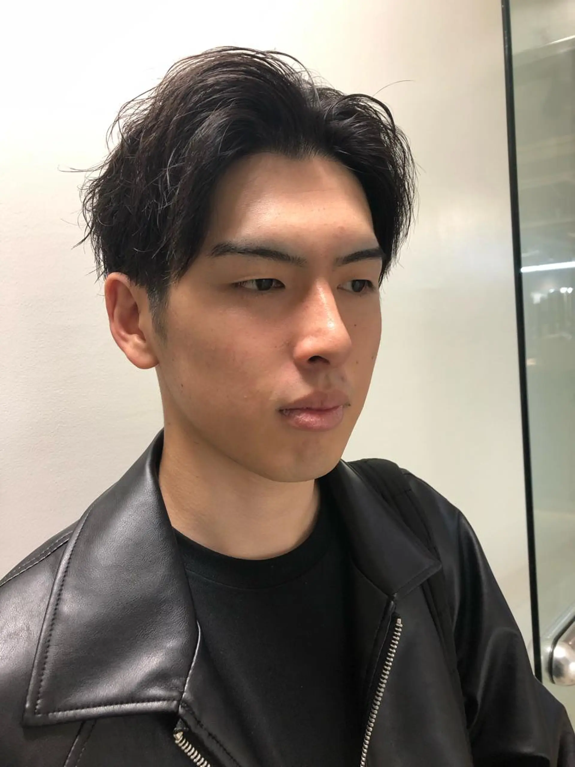 ヘアアレンジ メンズ センターパート メンズパーマ カット トリートメント ヘアセット ainico+所属・メンズ特化✂️栗原 侑也のヘアスタイル