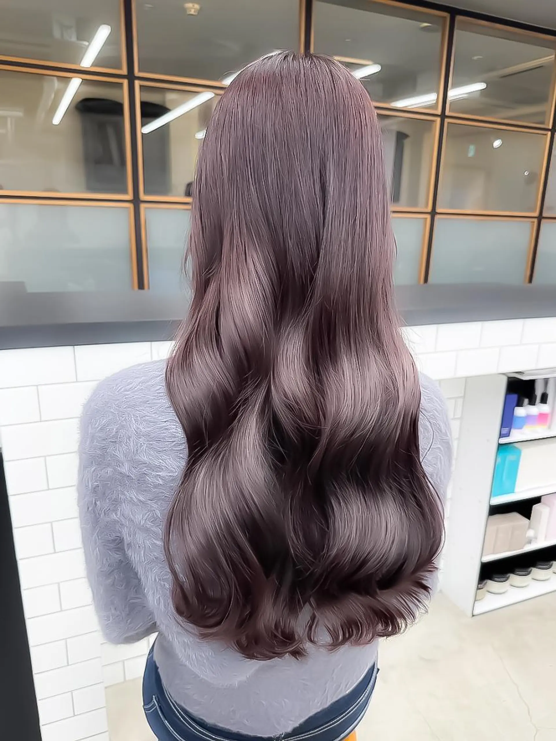 ロング カラー 韓国🫧髪質改善🫧 縮毛矯正🫧陽菜🫧のヘアスタイル