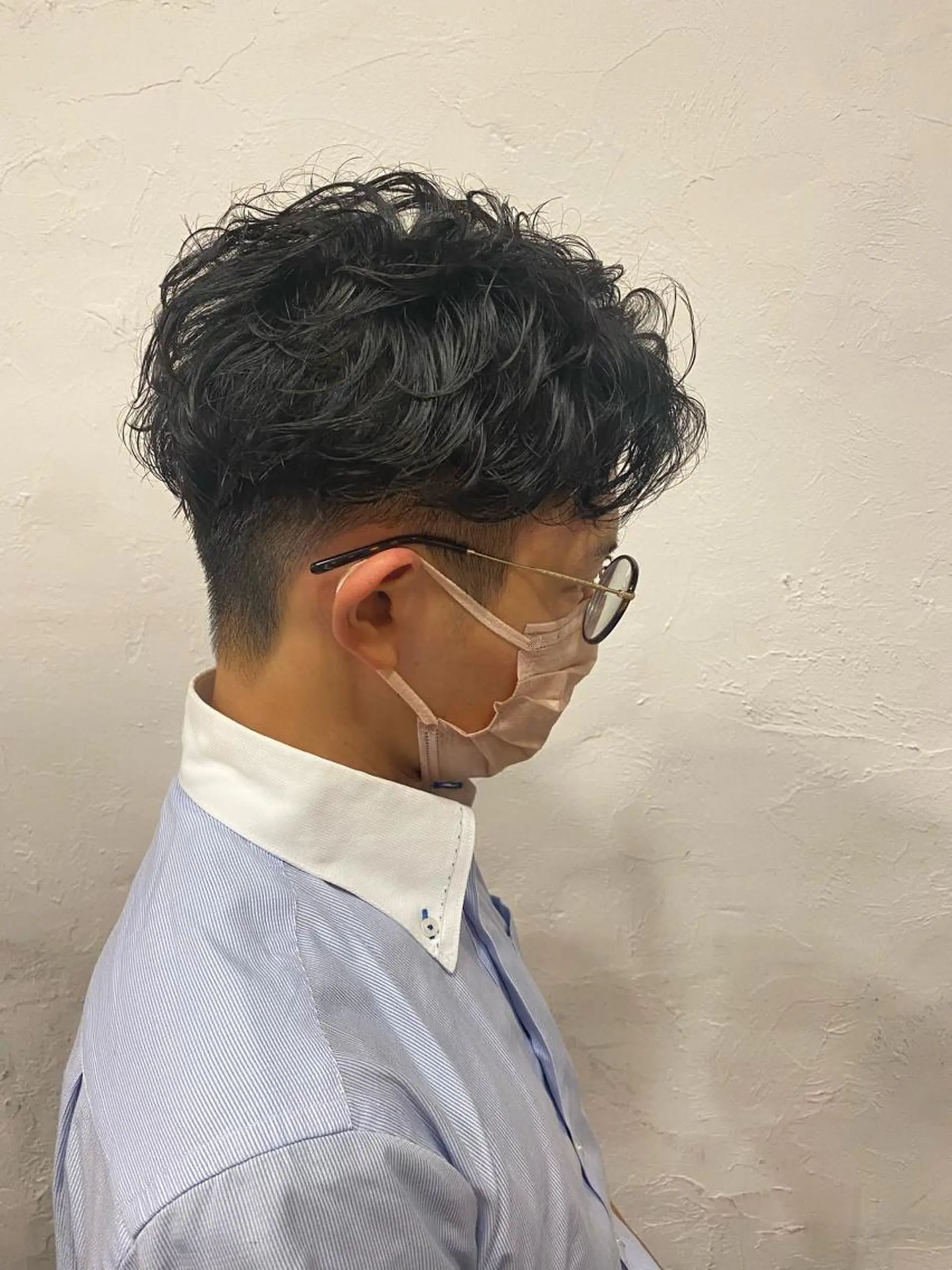 ショート メンズ カット パーマ 宮澤弘一/大宮/ 髪質改善/完全個室のヘアスタイル